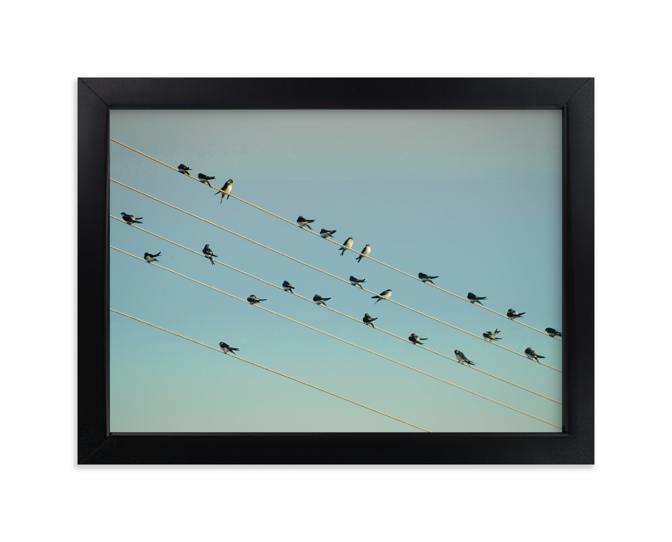 "Musical notes" - Art Print by Lying on the grass in beautiful frame options and a variety of sizes.