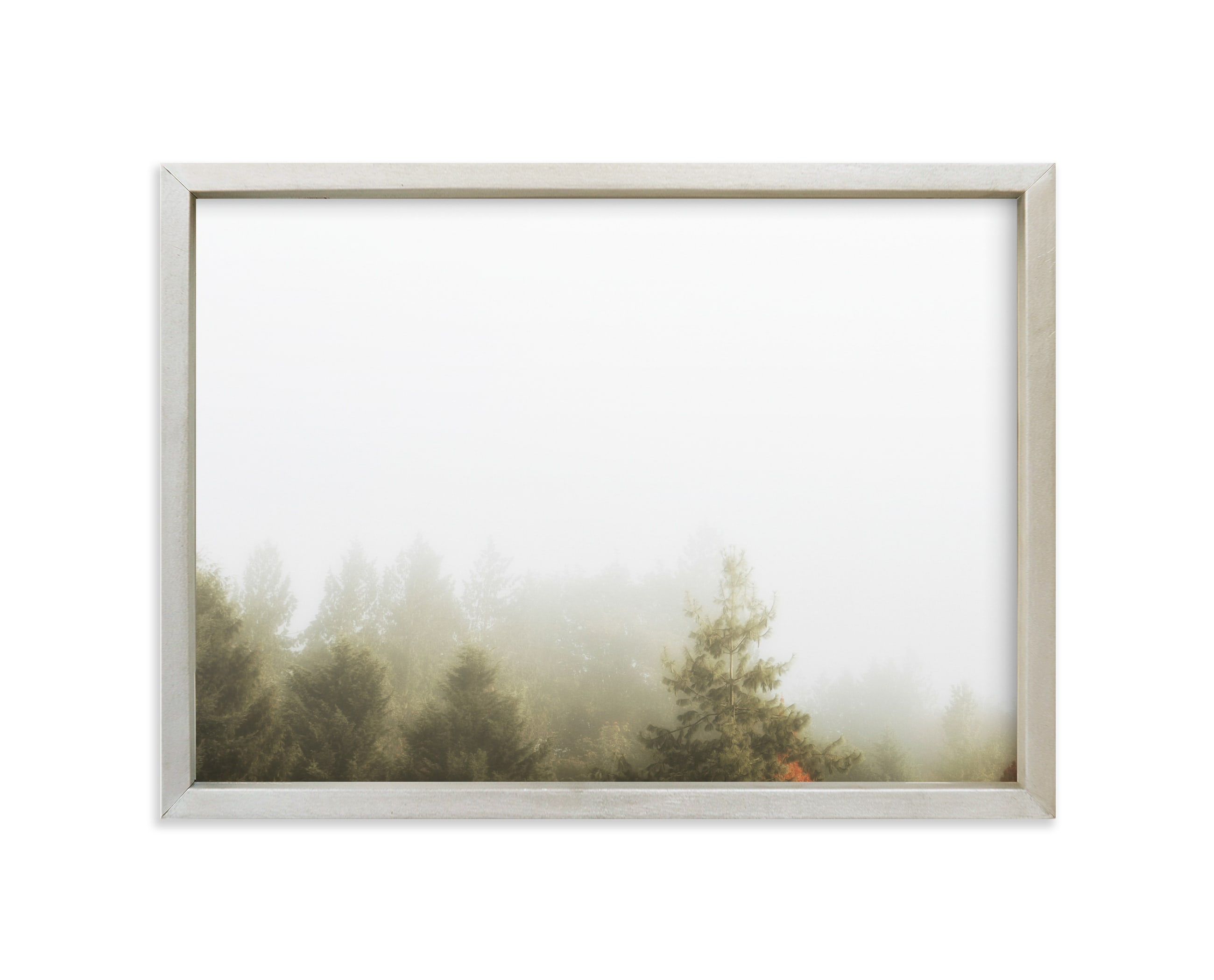 "Foggy Autumn Forest Morning" - Limited Edition Art Print by Katie Buckman in beautiful frame options and a variety of sizes.