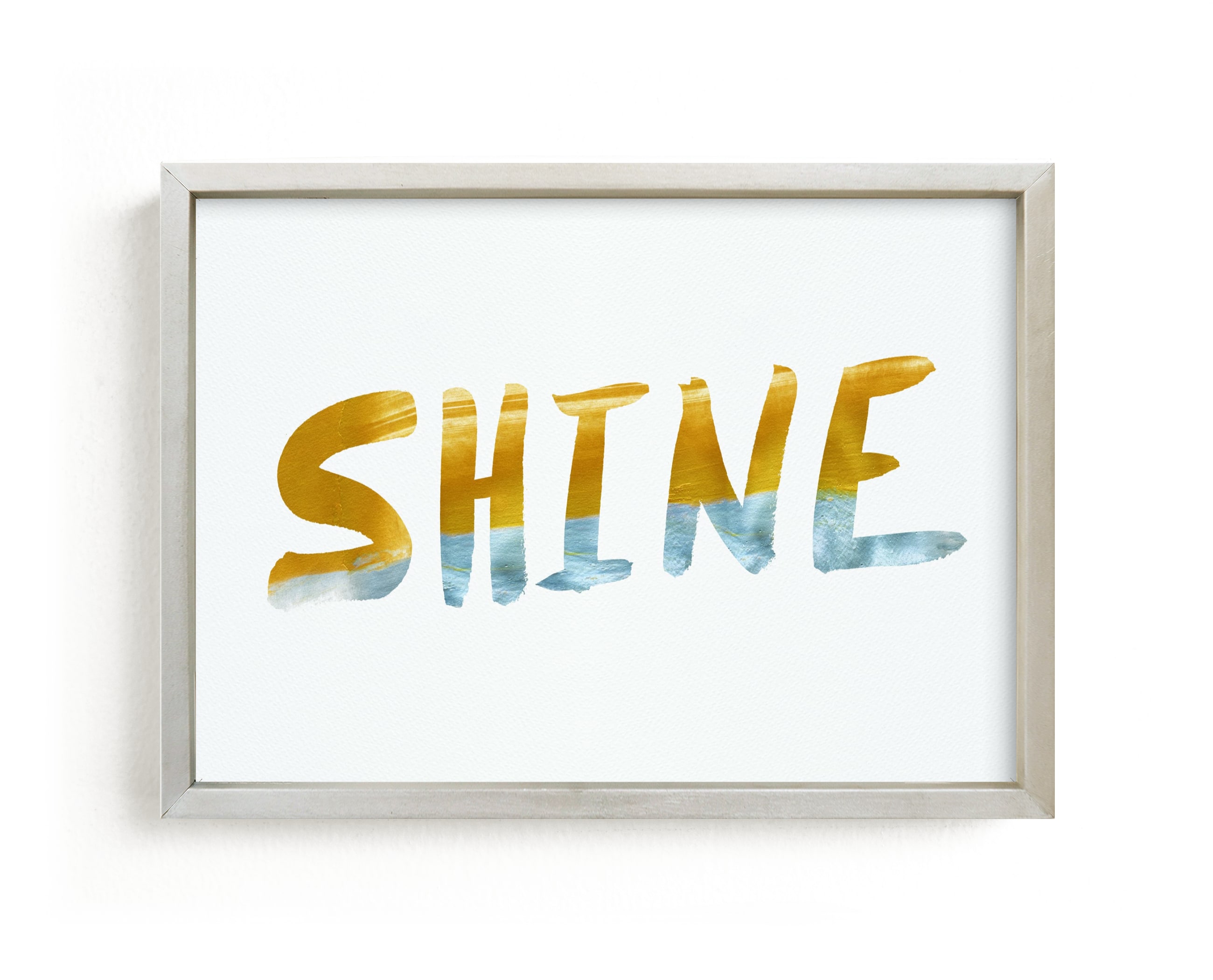 "Shine Shine" - Art Print by Christina Flowers in beautiful frame options and a variety of sizes.