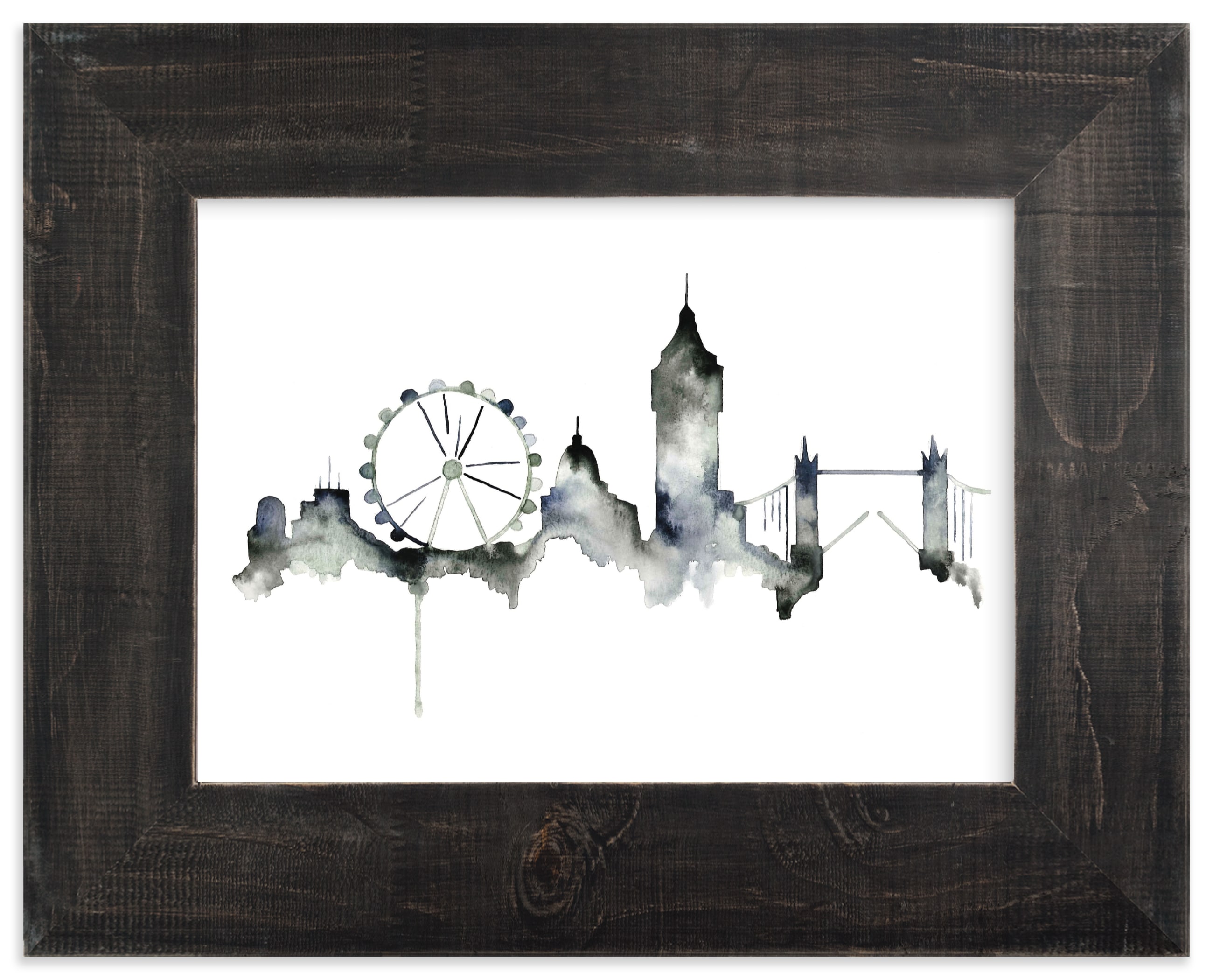 London Skyline Wall Art Prints by Kelsey McNatt Minted