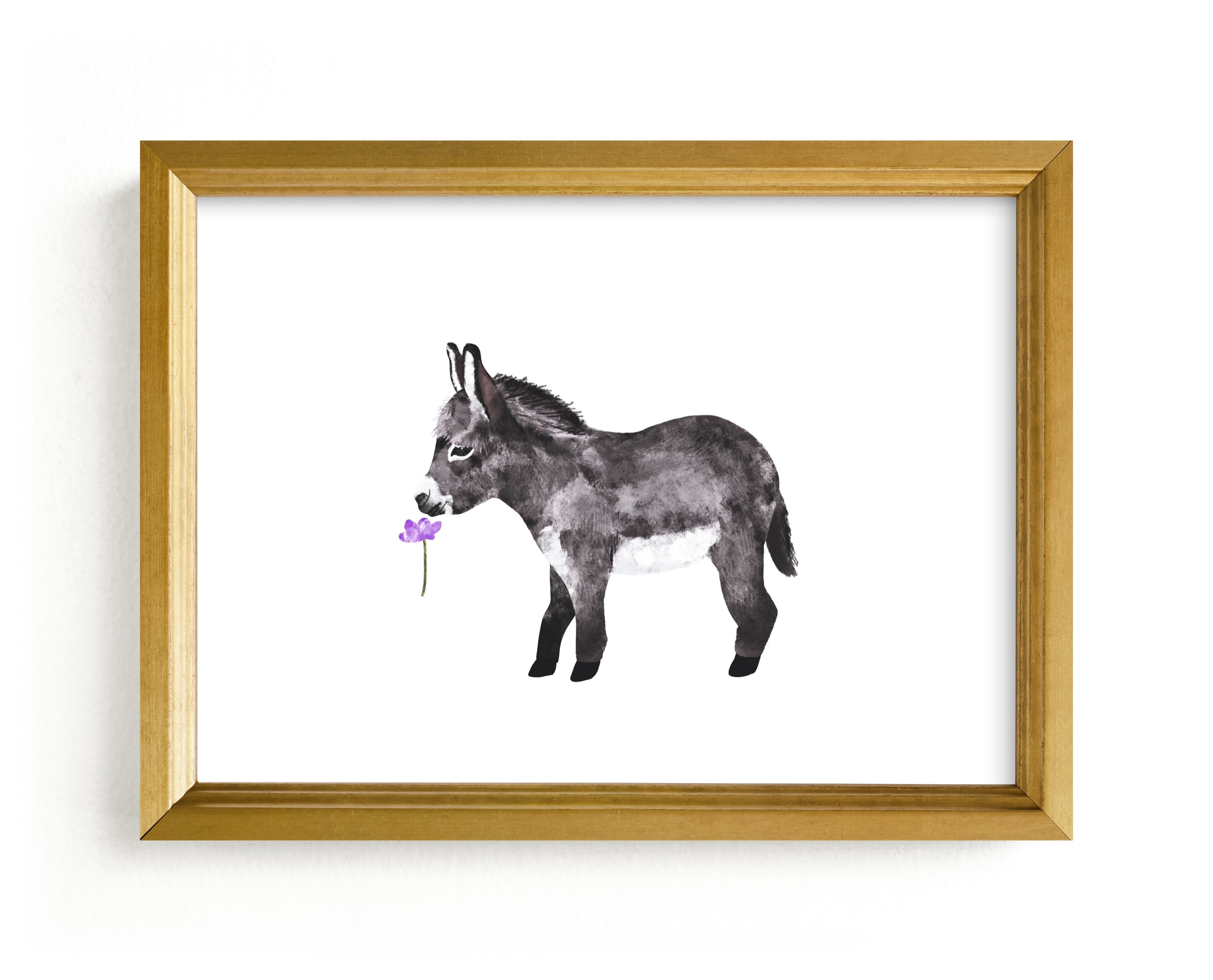 baby donkey Wall Art Prints by Cass Loh Minted