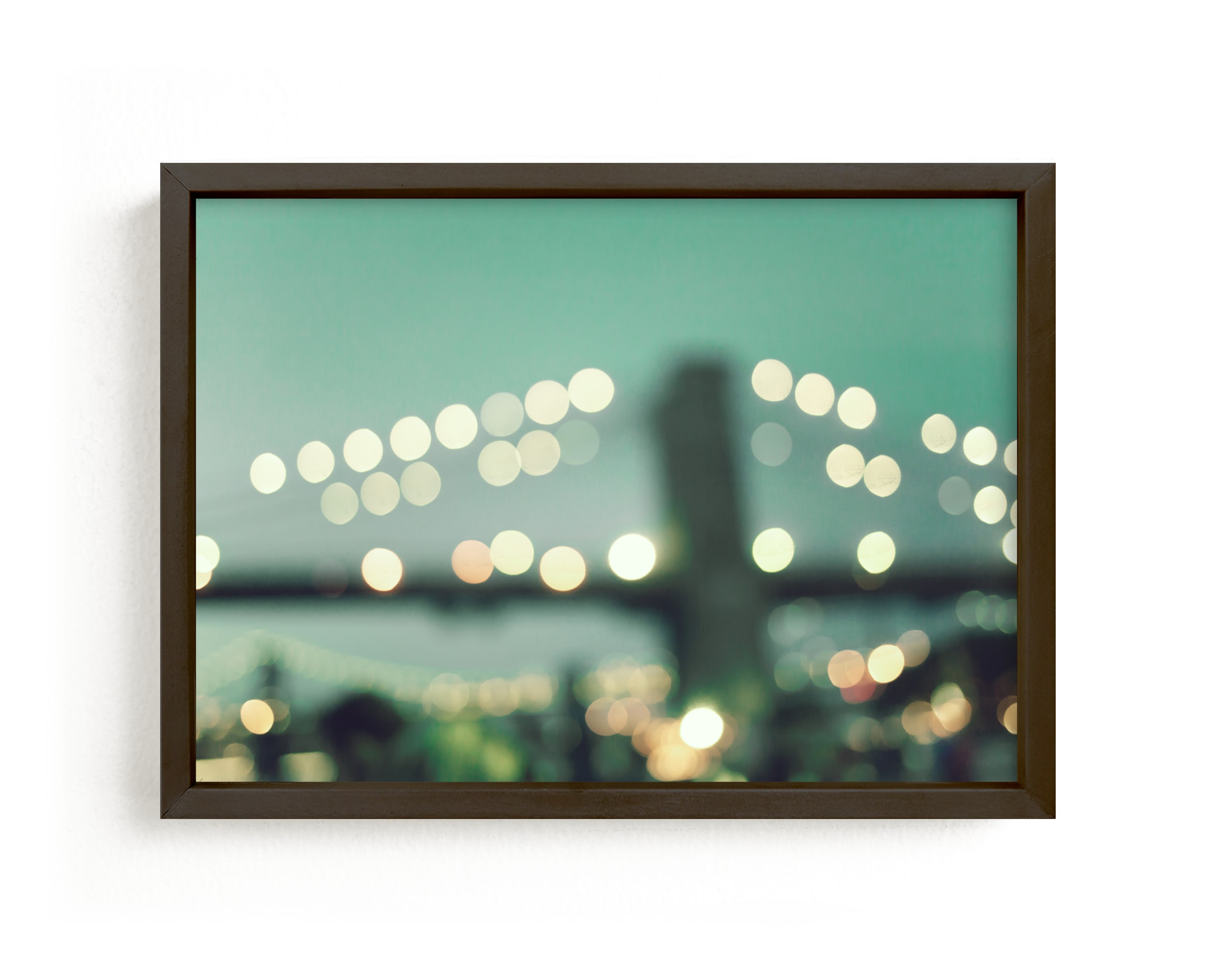 "NYC Dusk" - Limited Edition Art Print by Caroline Mint in beautiful frame options and a variety of sizes.