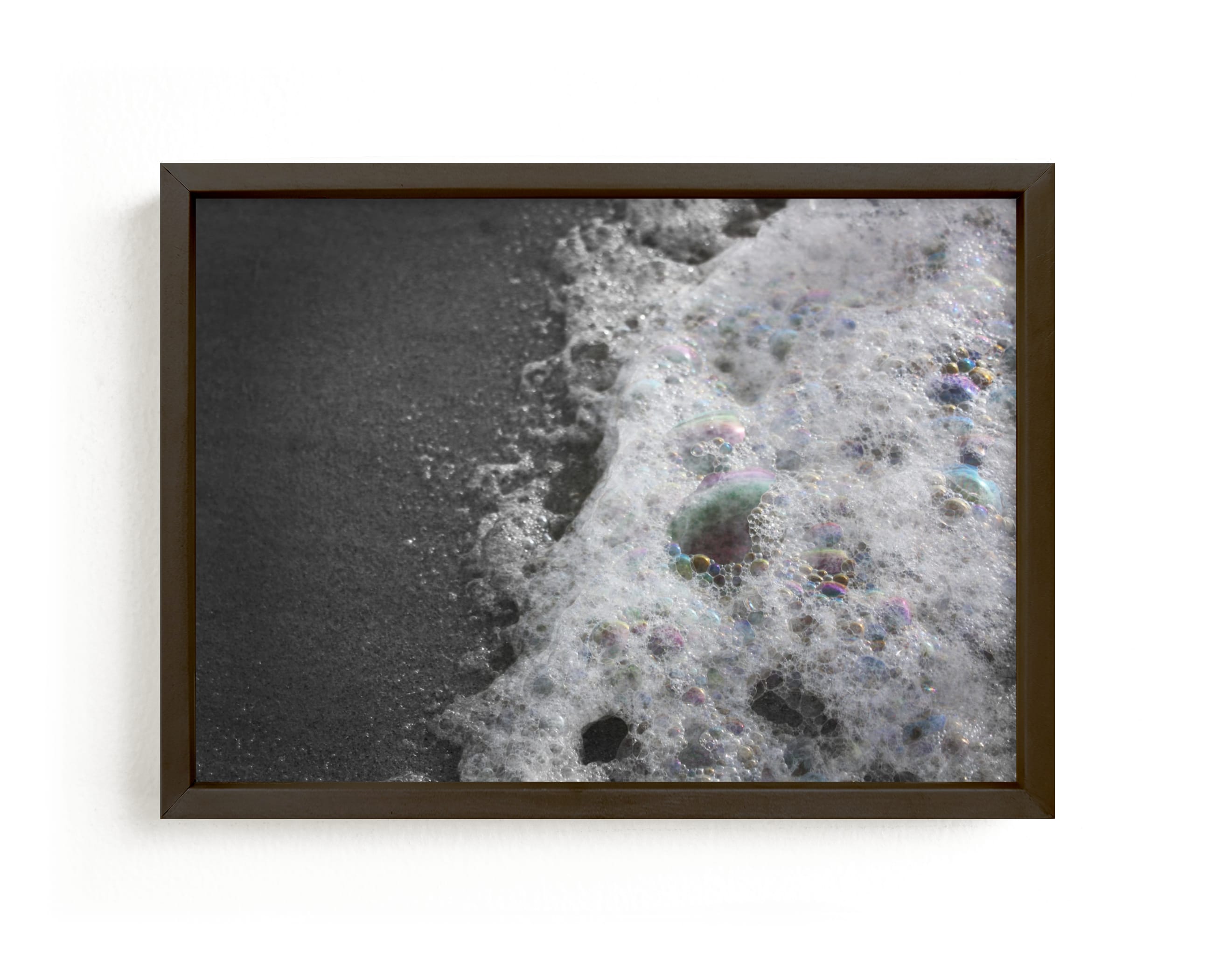 "Beach Bubbles - Pearlescent" - Art Print by Janelle Wourms in beautiful frame options and a variety of sizes.