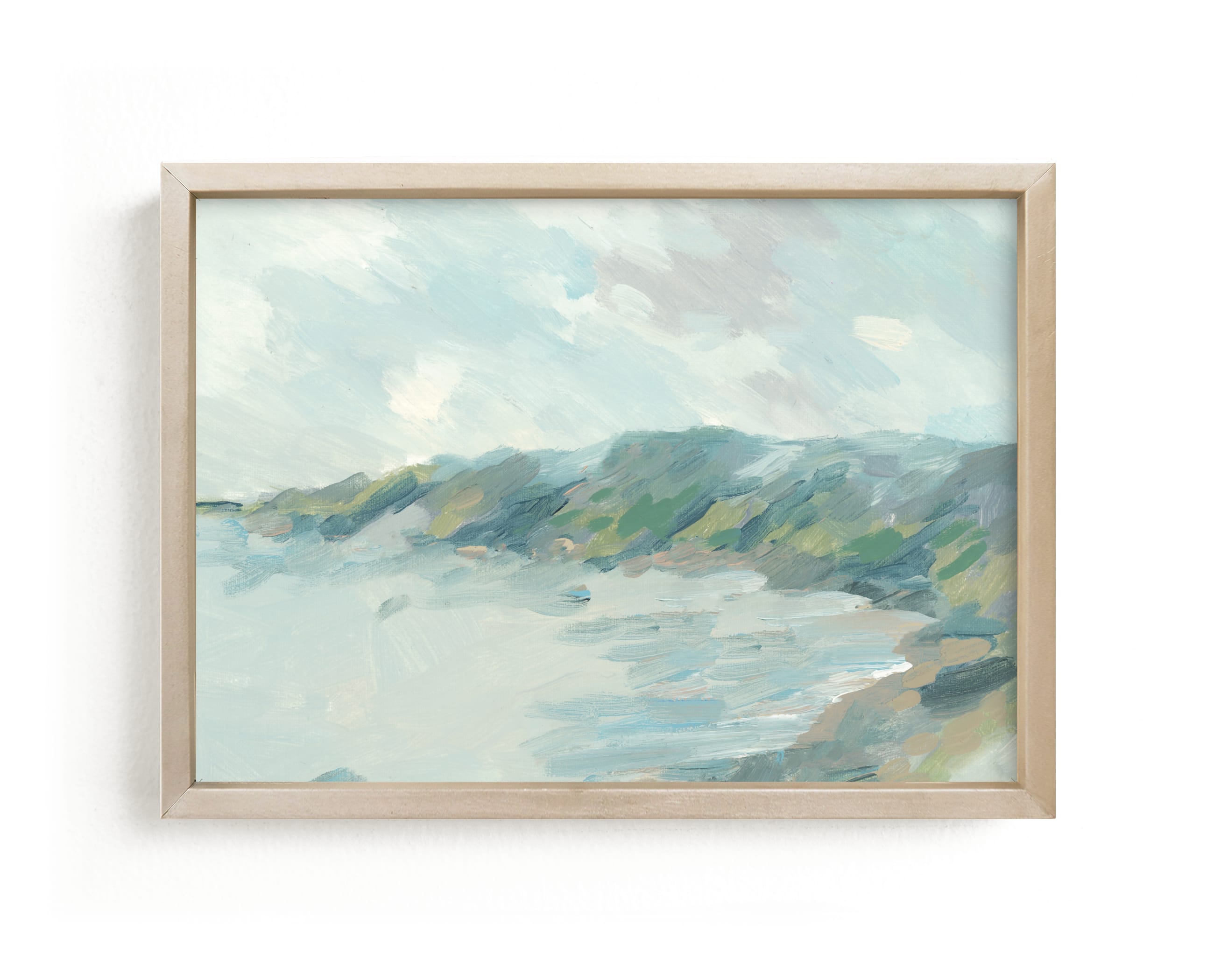 "Coastal Dream" - Art Print by Abbey Holden in beautiful frame options and a variety of sizes.