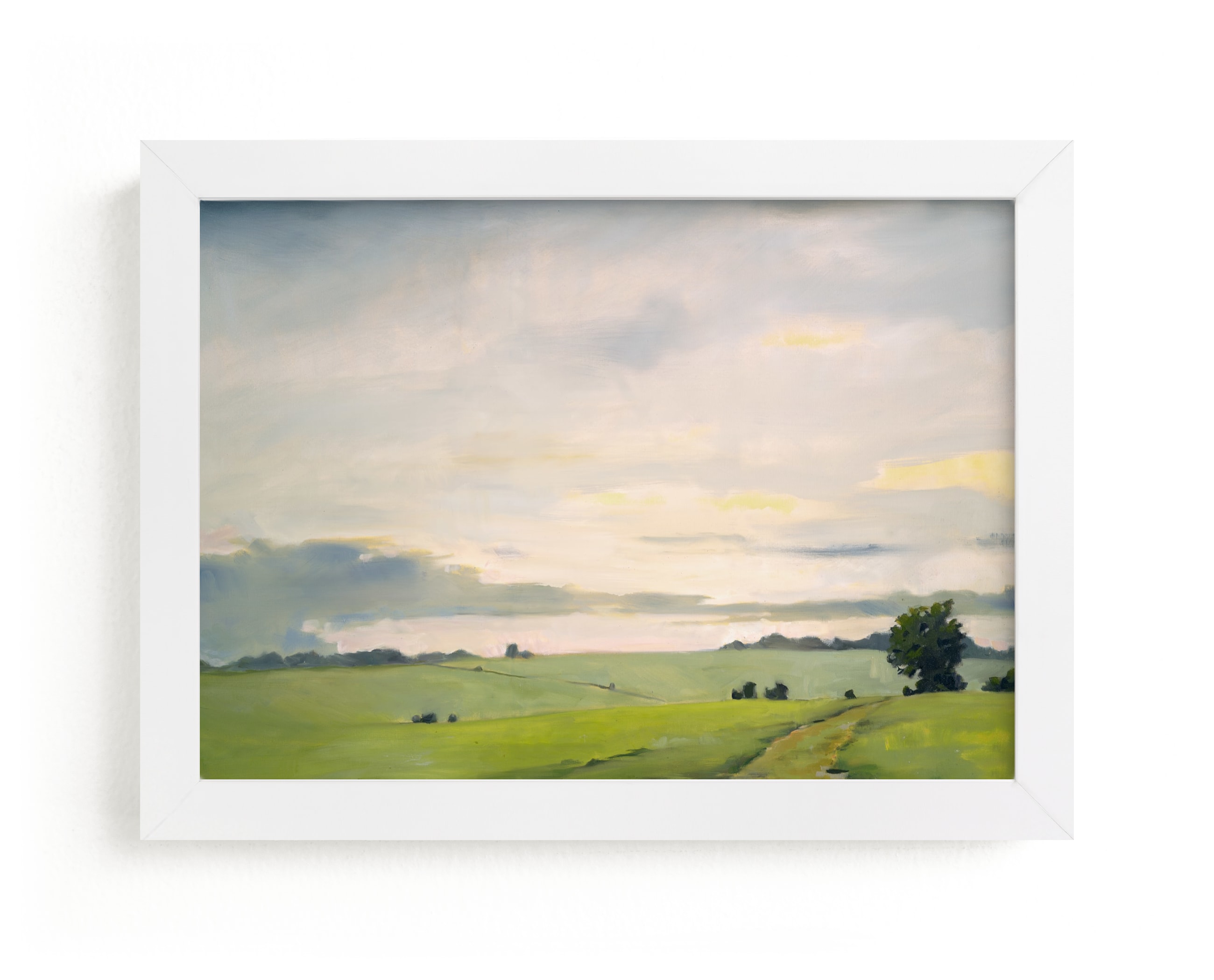 "Hilltop" - Limited Edition Art Print by Stephanie Goos Johnson in beautiful frame options and a variety of sizes.
