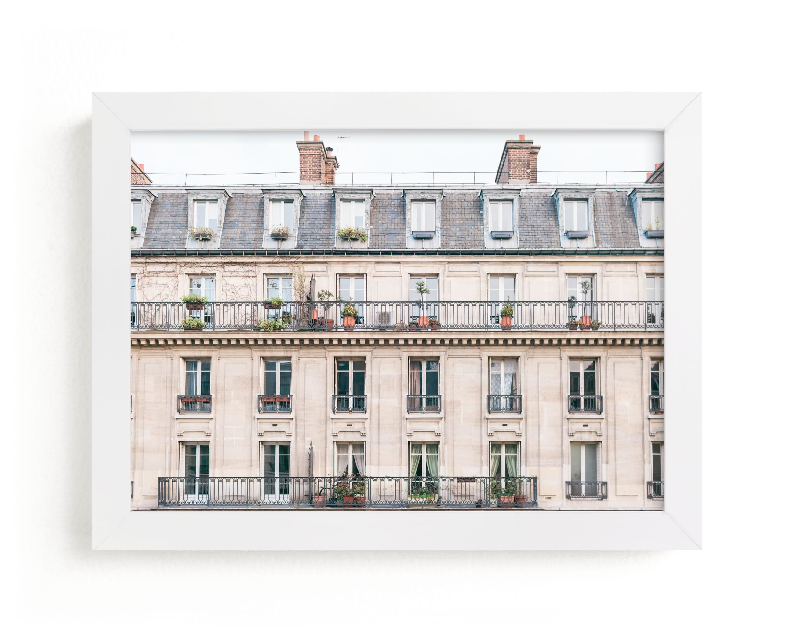 "Days in Paris" - Limited Edition Art Print by Jessica C Nugent in beautiful frame options and a variety of sizes.