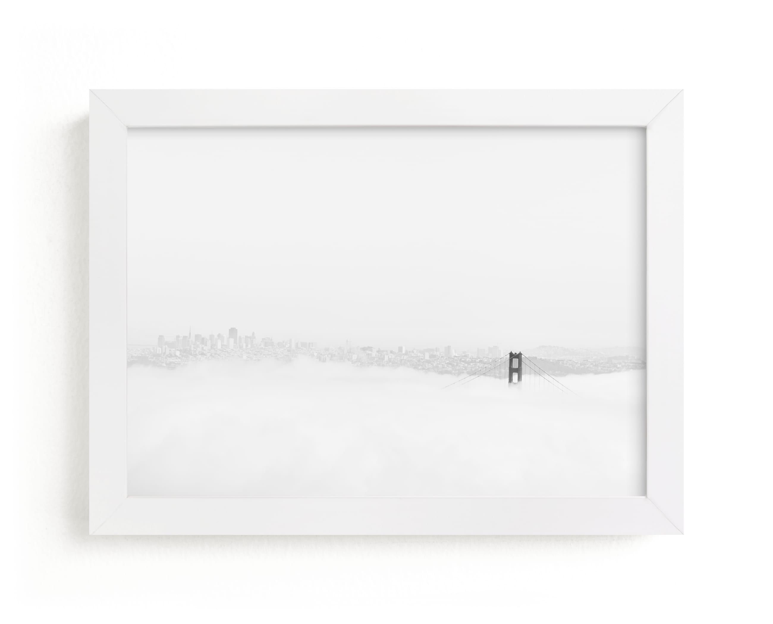 "Above the Fog" - Limited Edition Art Print by Tania Medeiros in beautiful frame options and a variety of sizes.