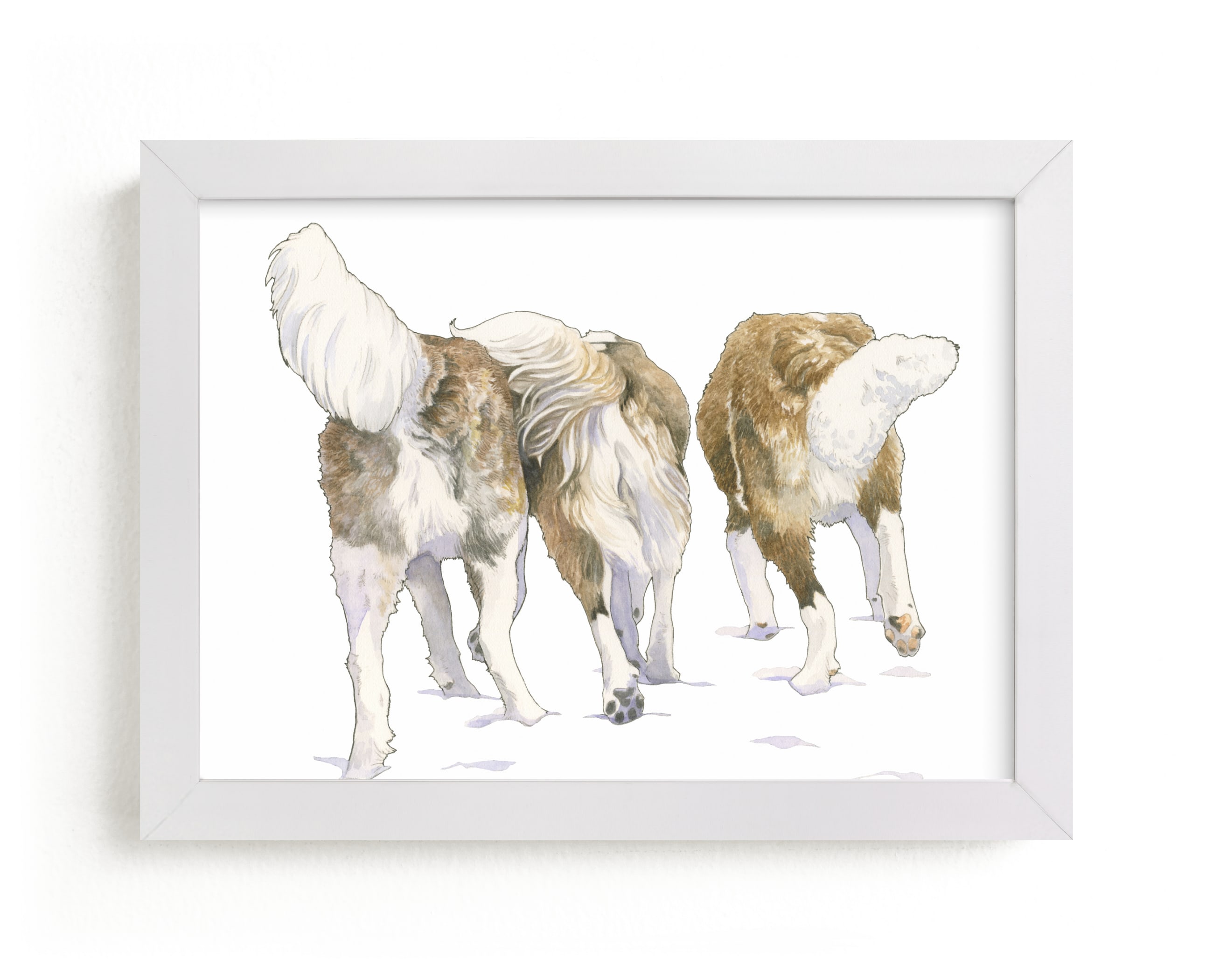 "Fluffy Buns" - Limited Edition Art Print by Natalie Groves in beautiful frame options and a variety of sizes.