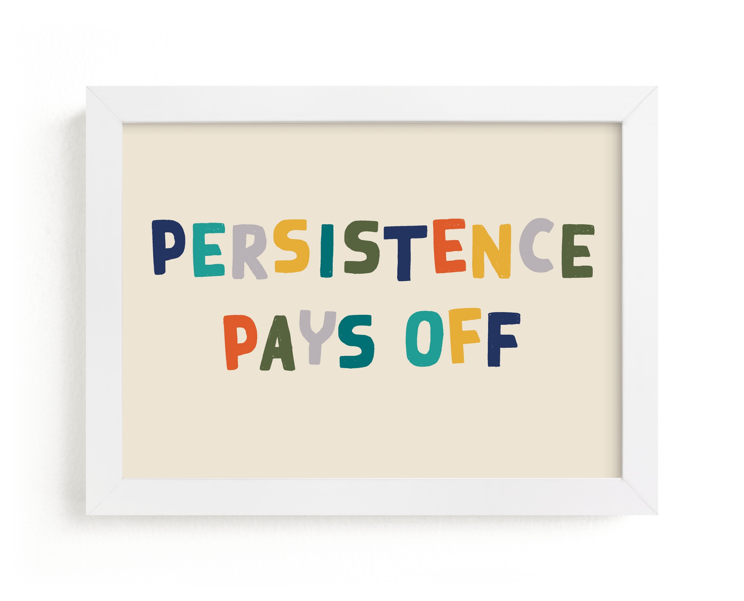 "Persistence Pays Off" - Limited Edition Art Print by Keen Peachy in beautiful frame options and a variety of sizes.