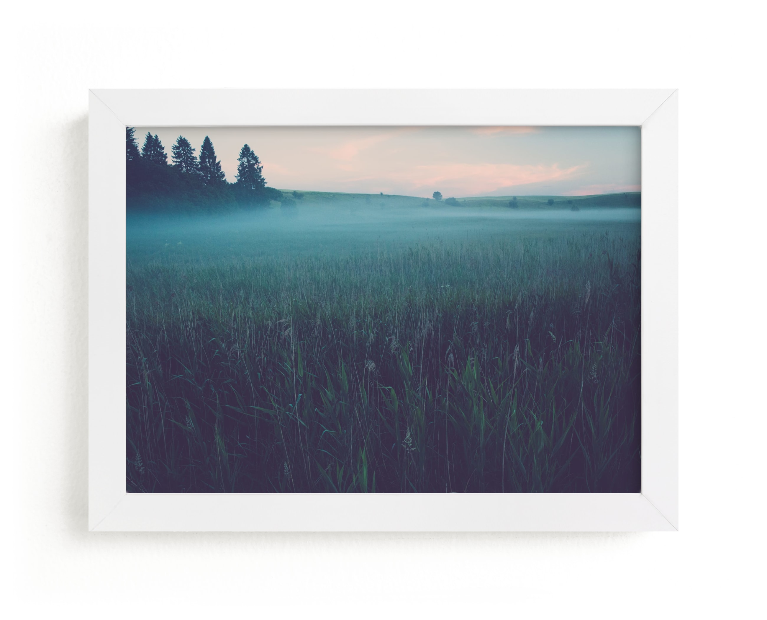 "Mystery II" - Art Print by Lying on the grass in beautiful frame options and a variety of sizes.