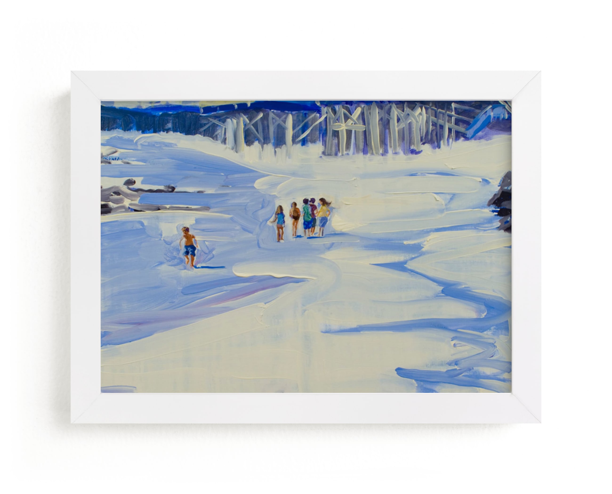 "American Idyll, Malibu " - Art Print by Annie Seaton in beautiful frame options and a variety of sizes.
