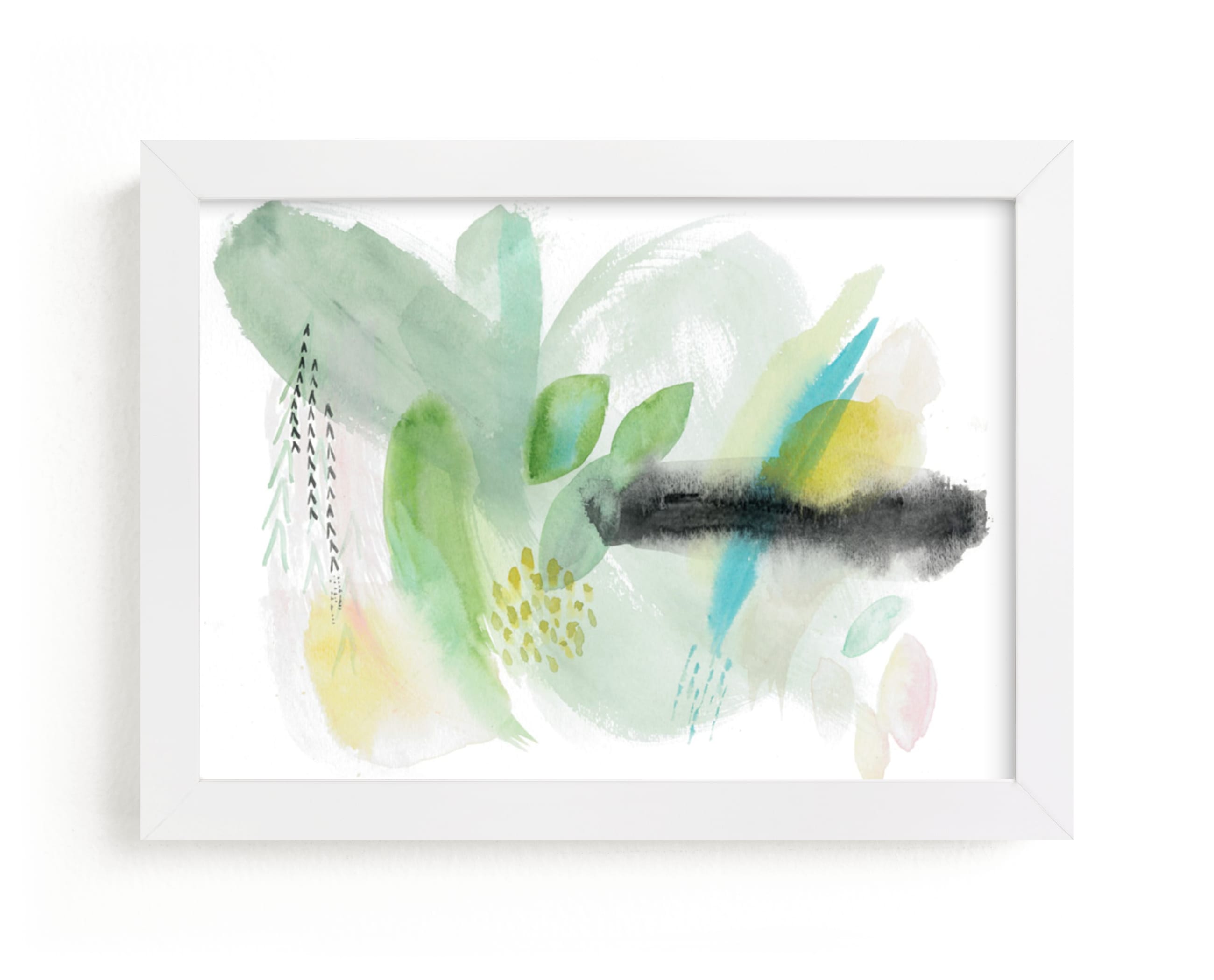 "Rice Field" - Art Print by Erika Firm in beautiful frame options and a variety of sizes.