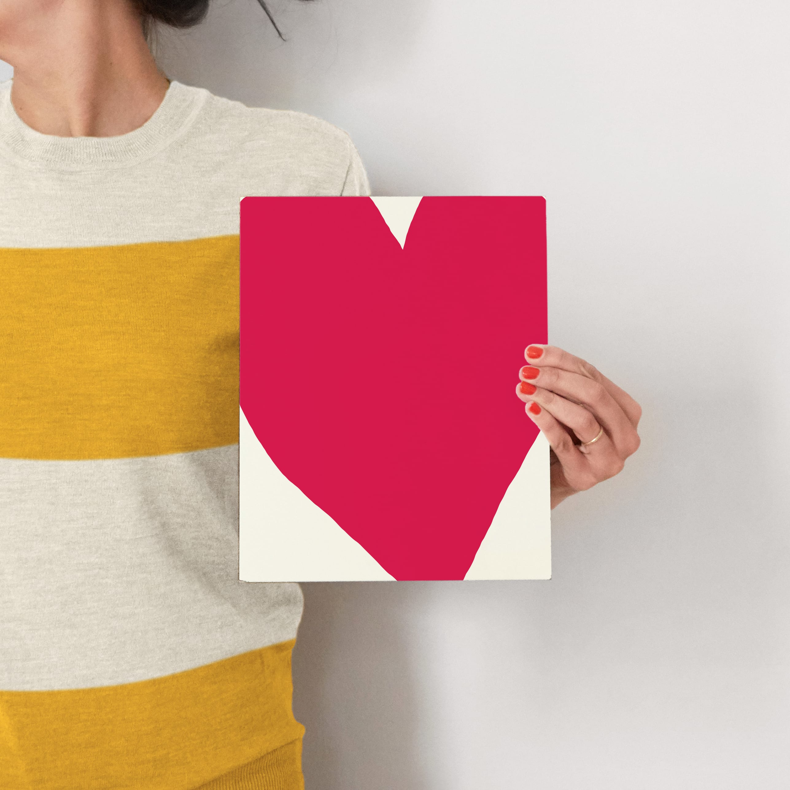 Big Heart Wall Art Prints by Jorey Hurley Minted