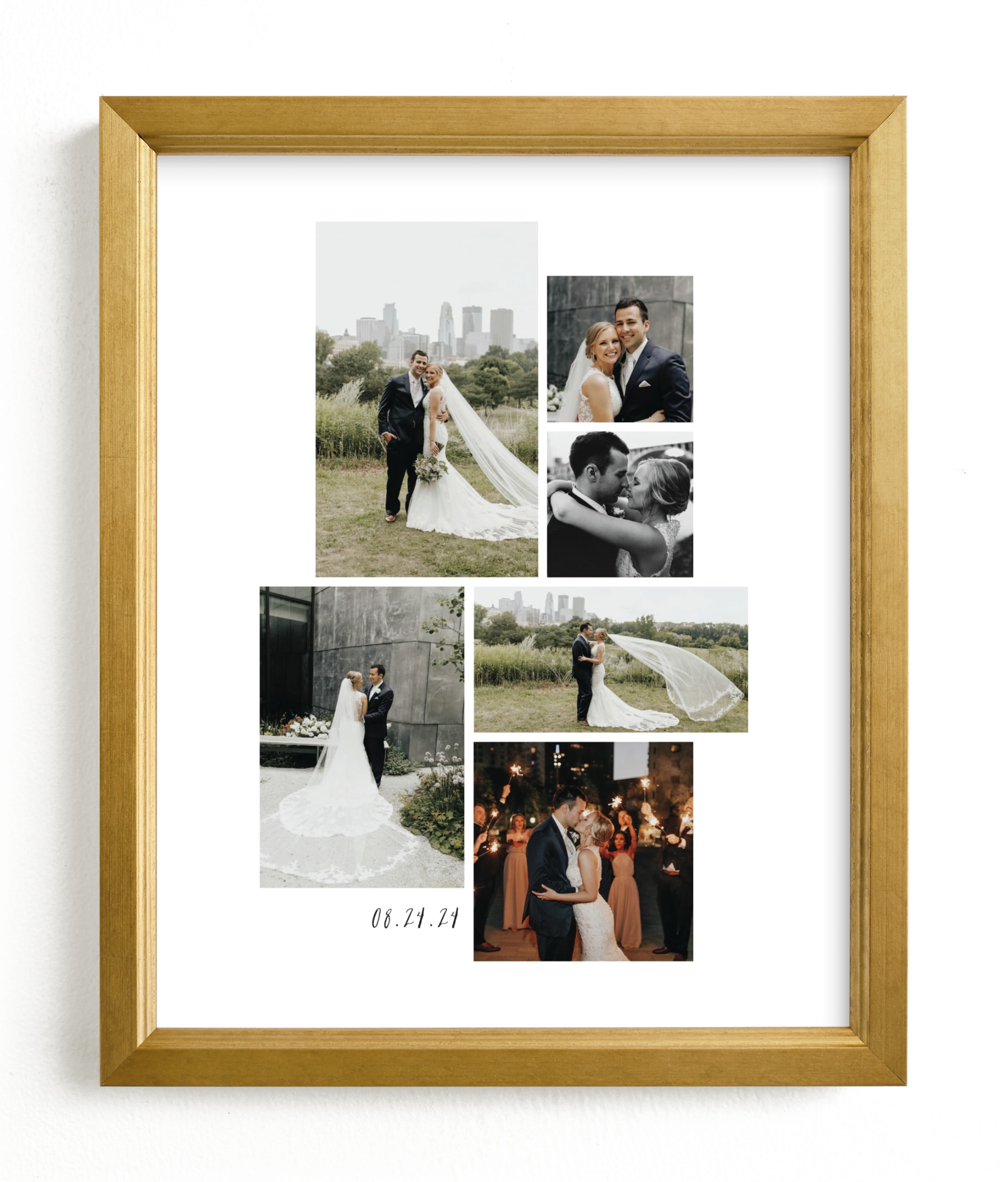 "Wedding Moments" - Custom Photo Art Print by Hooray Creative in beautiful frame options and a variety of sizes.