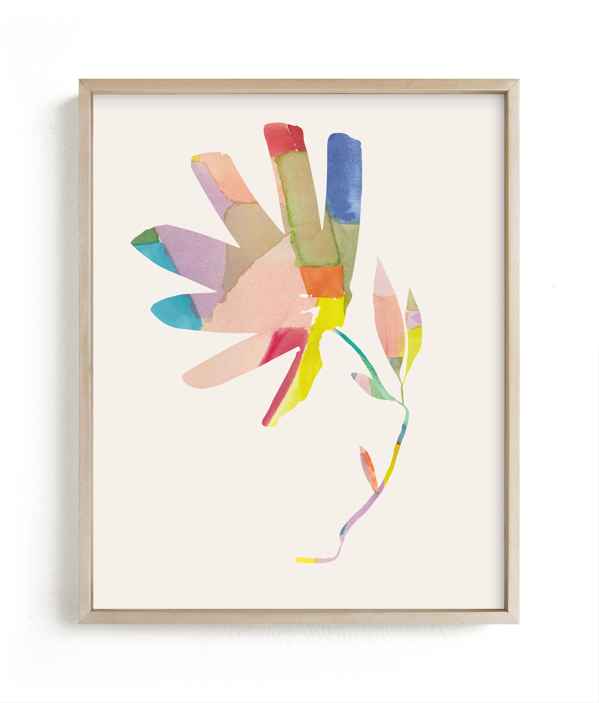 "Botanical Burst I" - Limited Edition Art Print by Creo Study in beautiful frame options and a variety of sizes.
