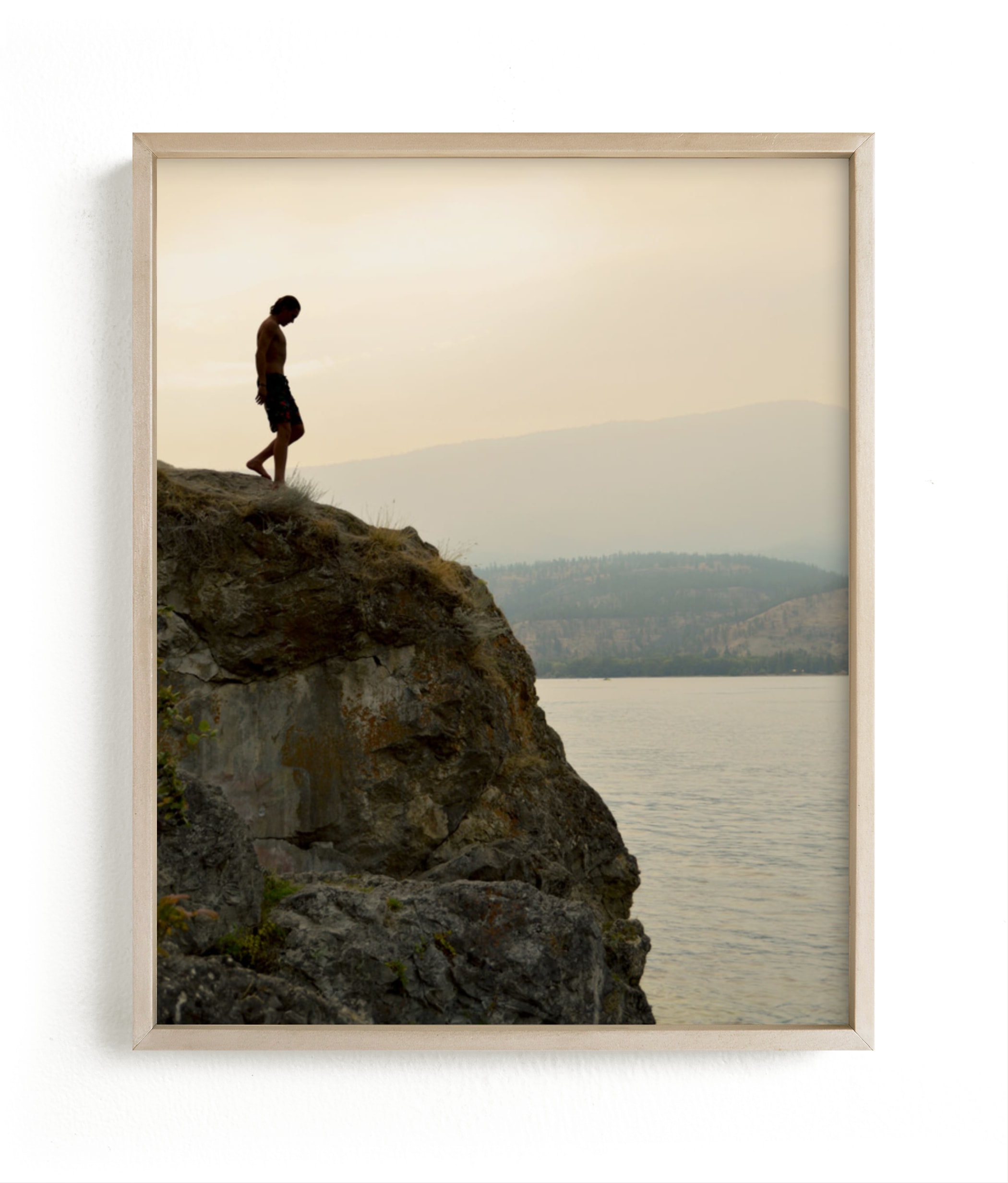 "That First Step" - Art Print by Shannon in beautiful frame options and a variety of sizes.