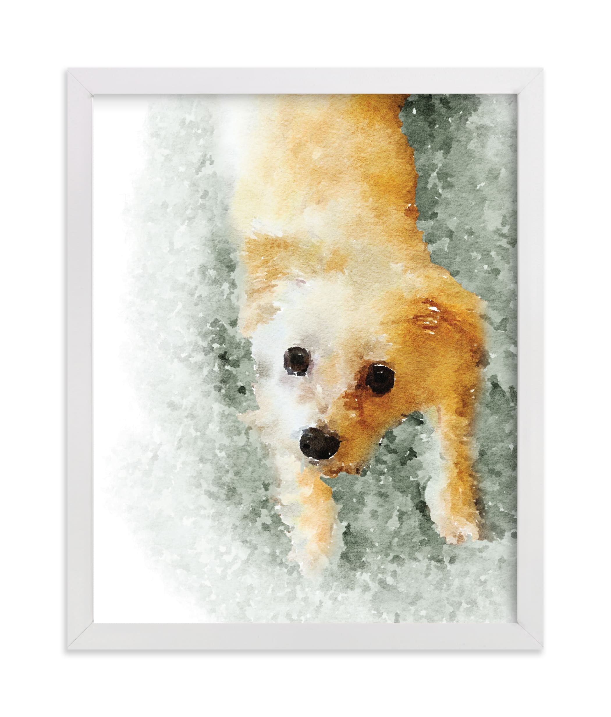 "Custom Pet Portrait" - Drawn Digital Art by Minted in beautiful frame options and a variety of sizes.