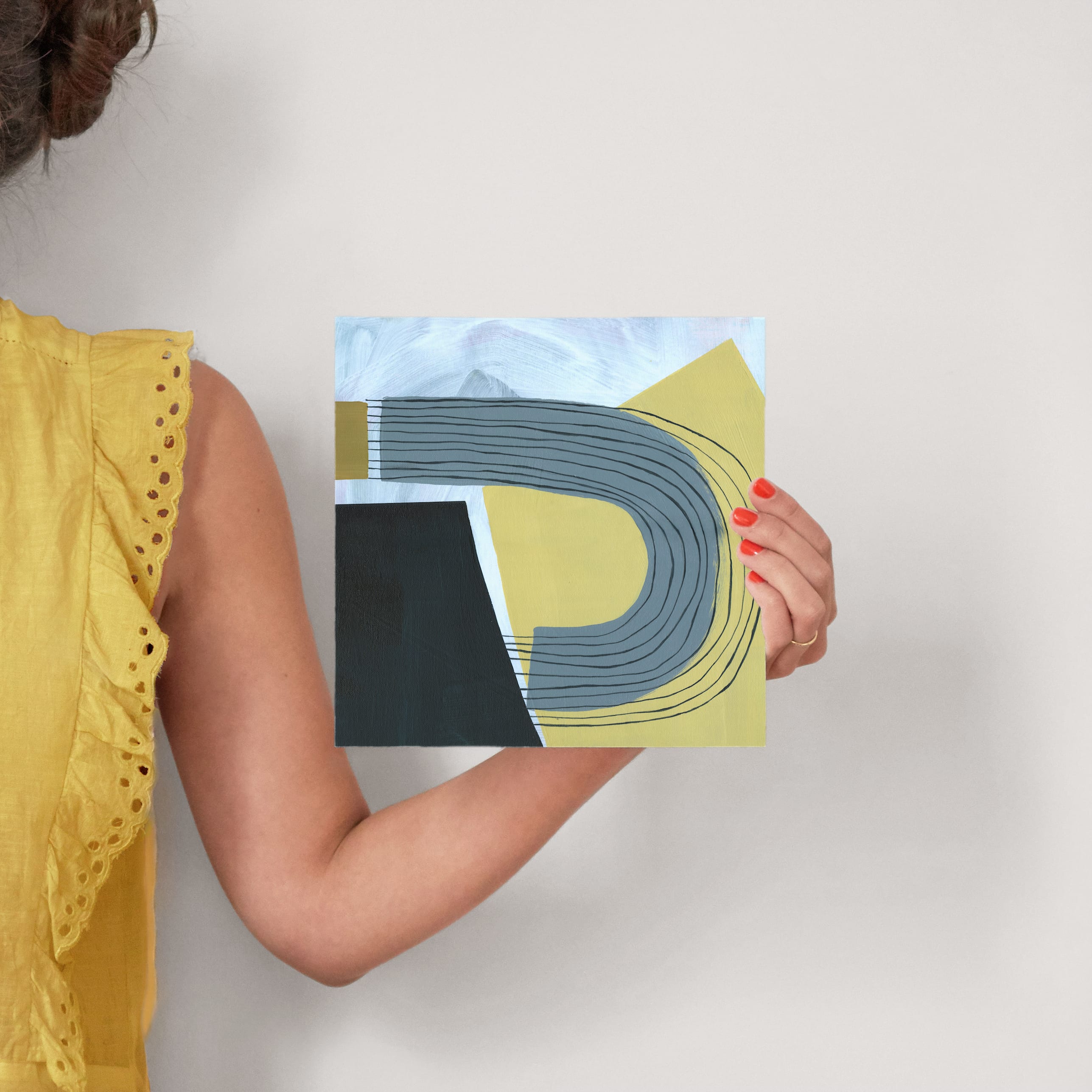 Yellow Ochre Wall Art Prints by Kirsta Benedetti Minted