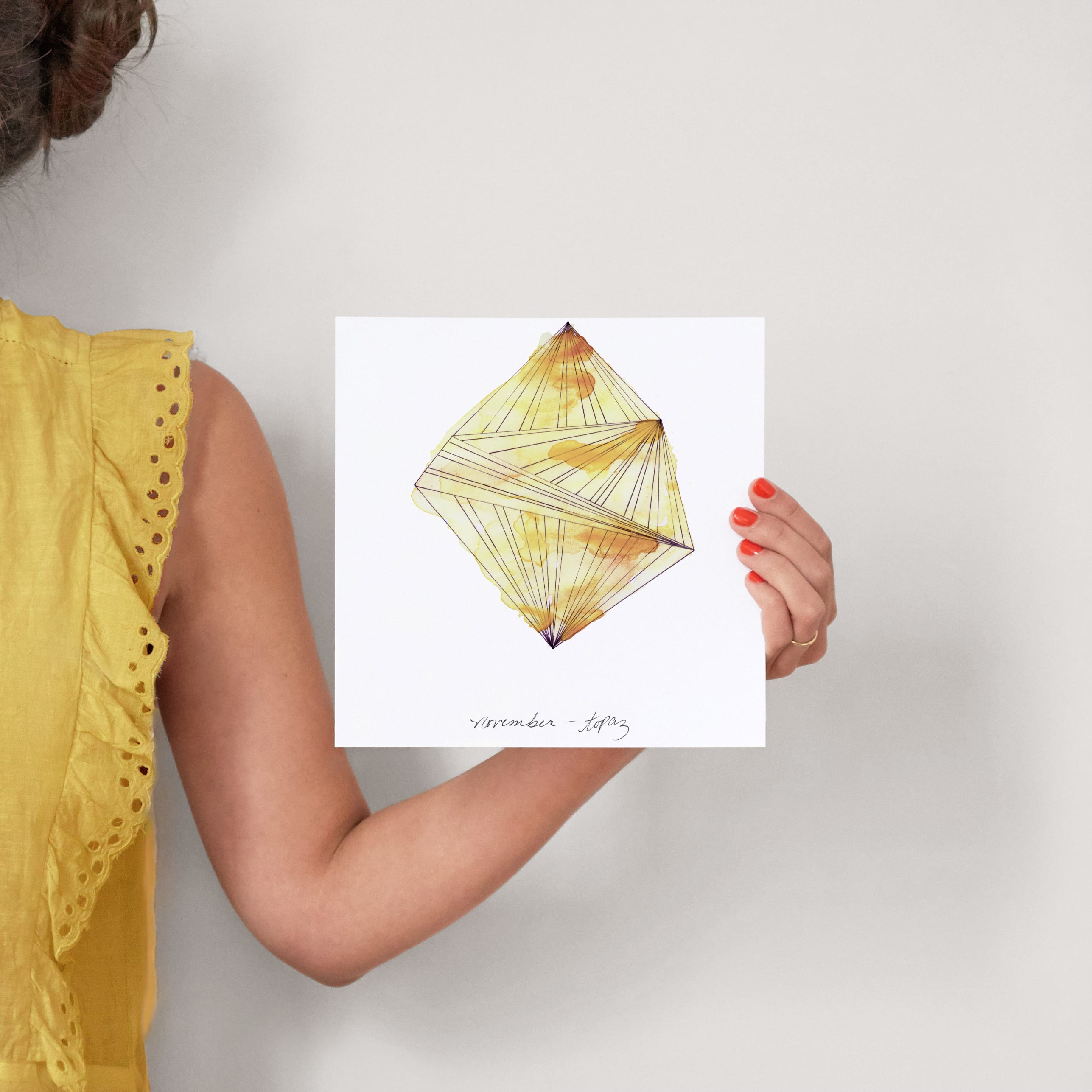 November Topaz Wall Art Prints By Naomi Ernest Minted