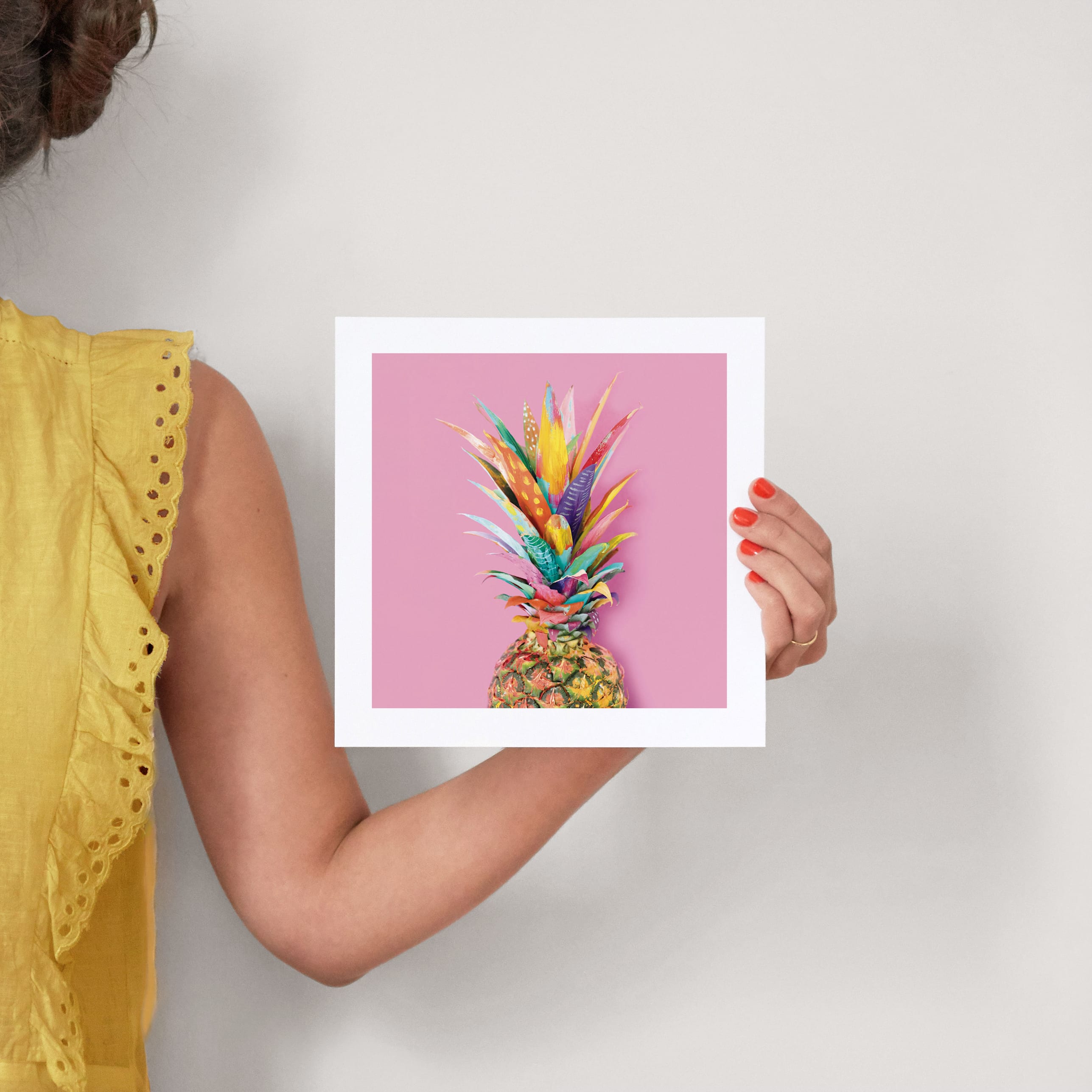 Pineapple Crown Wall Art Prints by EttaVee Minted