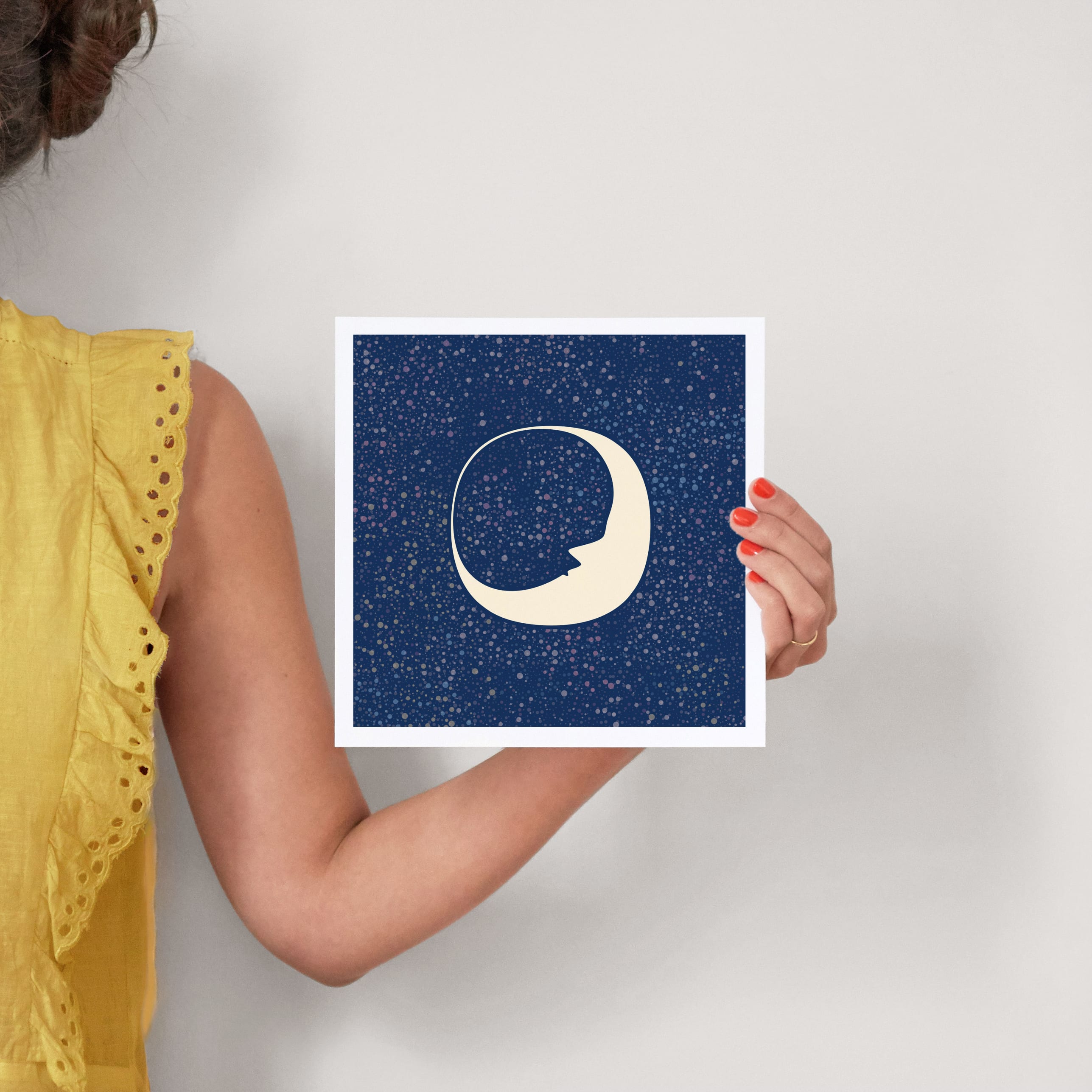 Celestial Moon Wall Art Prints by Katherine Minted