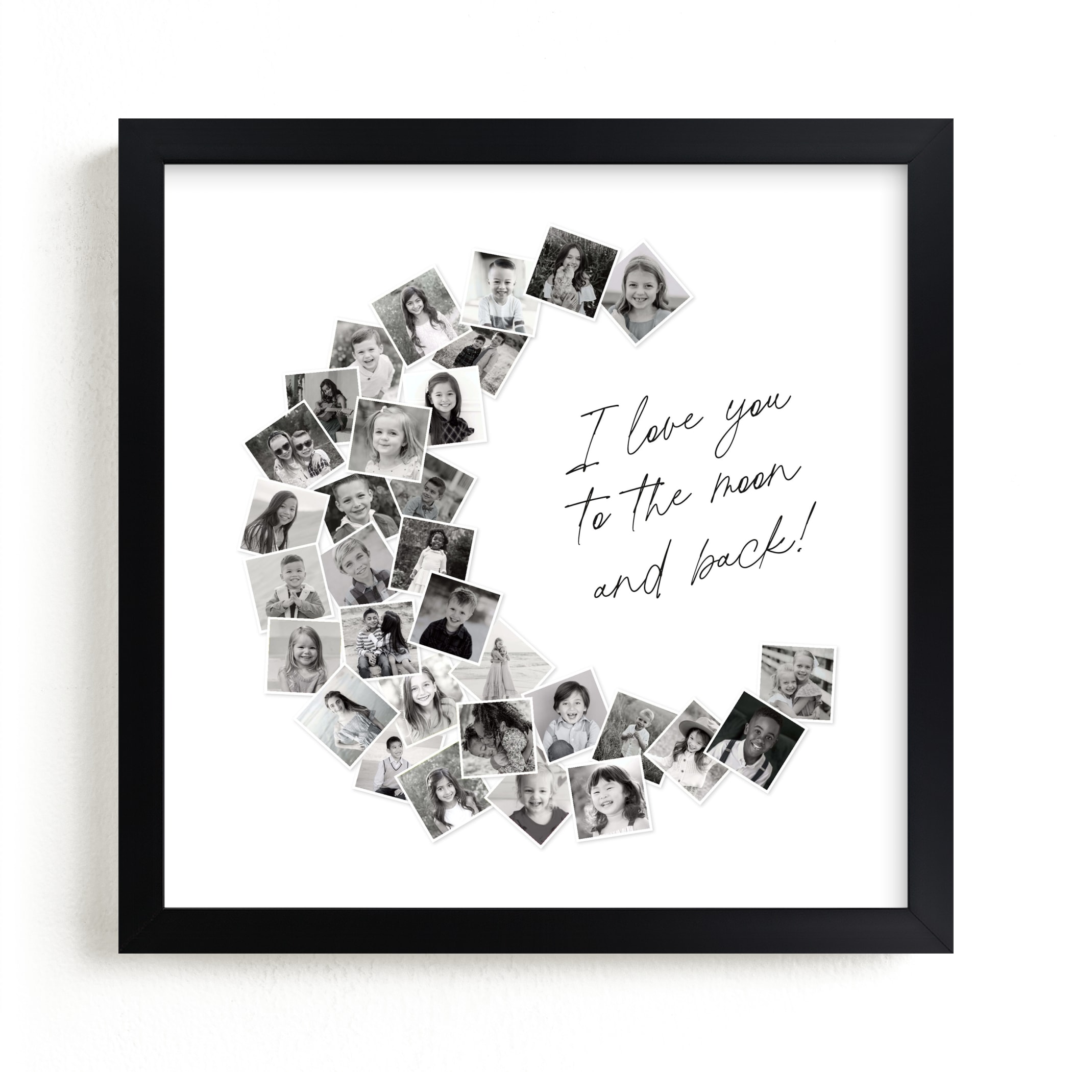 "Love You To The Moon & Back!" - Custom Photo Art Print by Chasity Smith in beautiful frame options and a variety of sizes.
