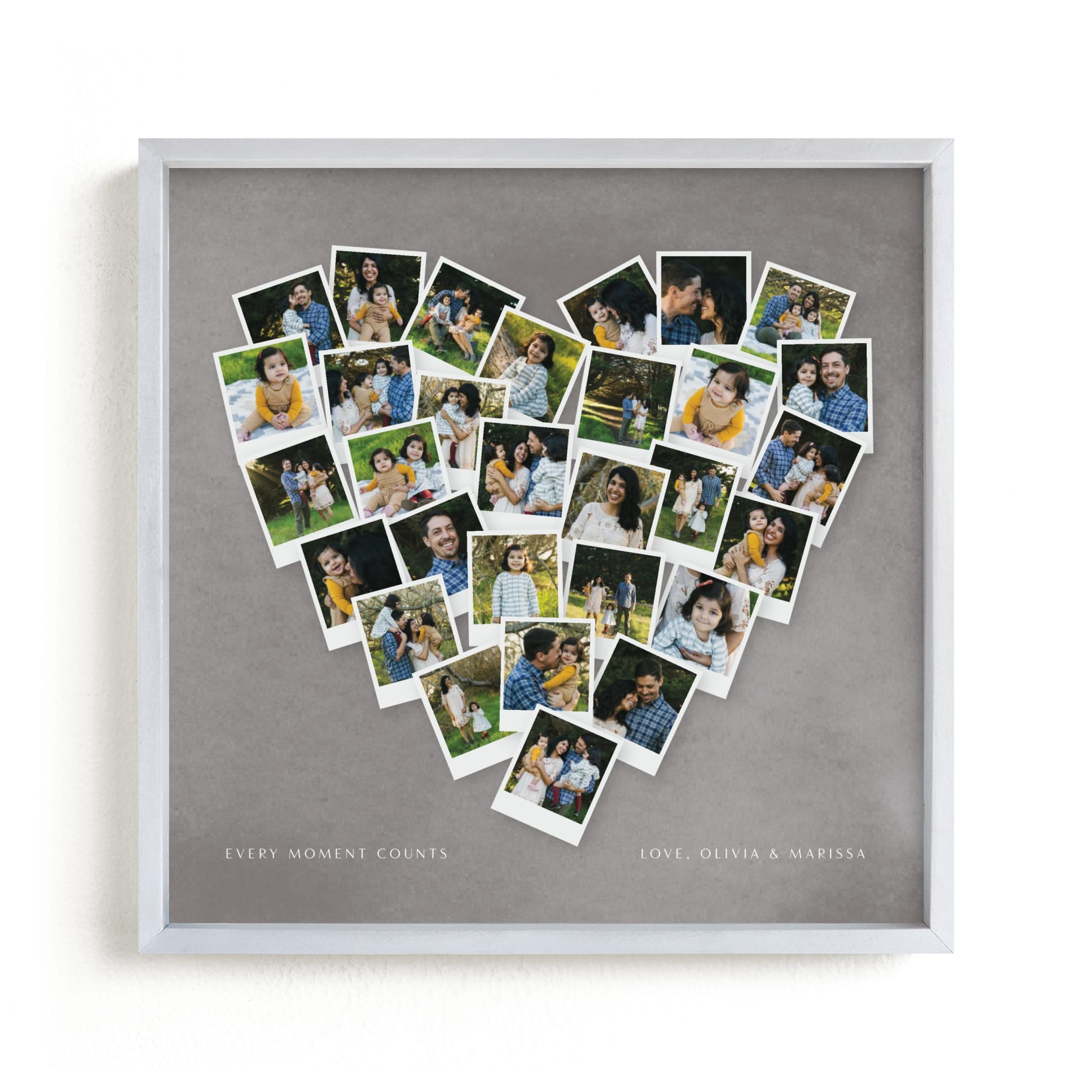 Custom Heart Photo Collage, Heart Snapshot Mix®