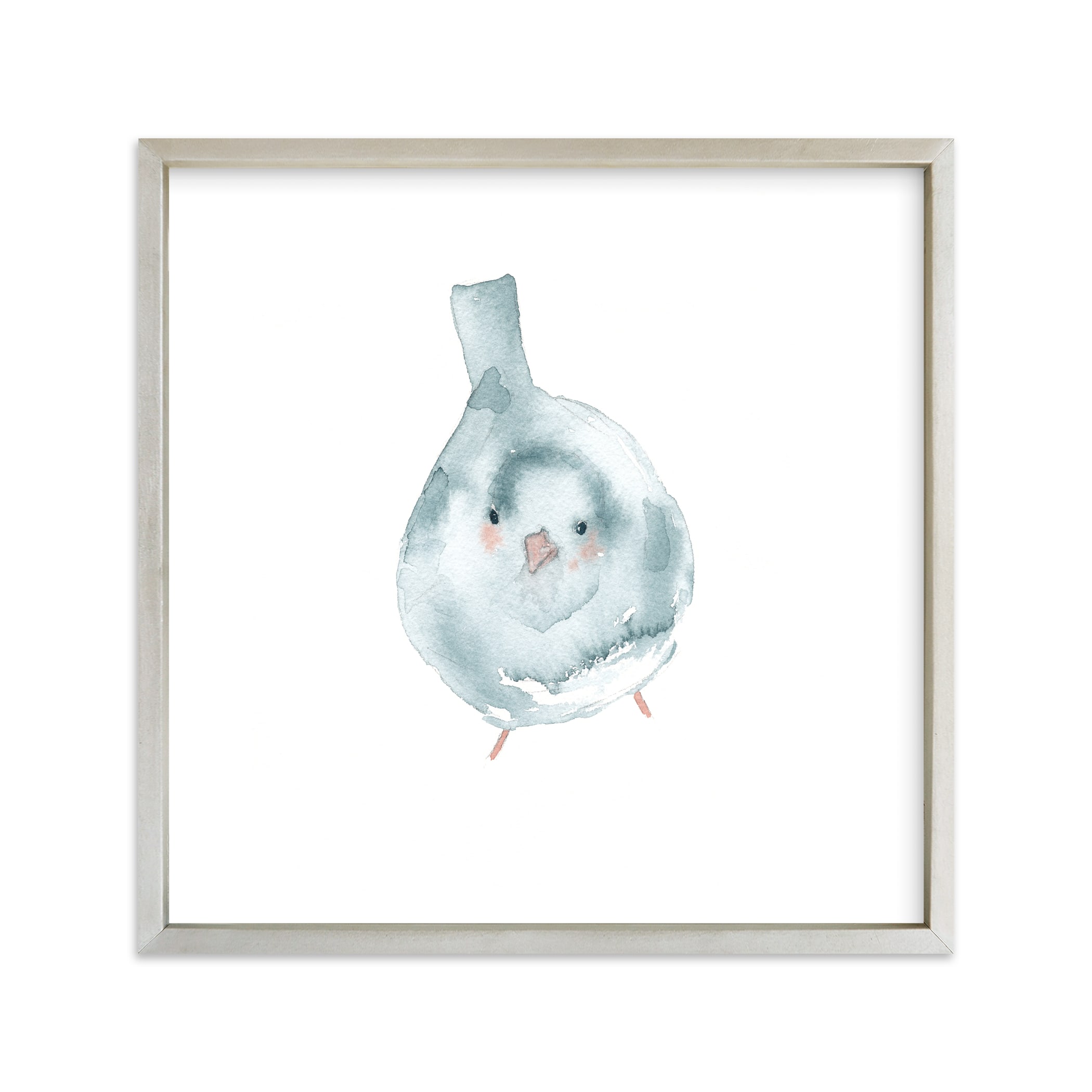 "Blushing Bird 3" - Limited Edition Art Print by Renee Anne Bouffard-McManus in beautiful frame options and a variety of sizes.