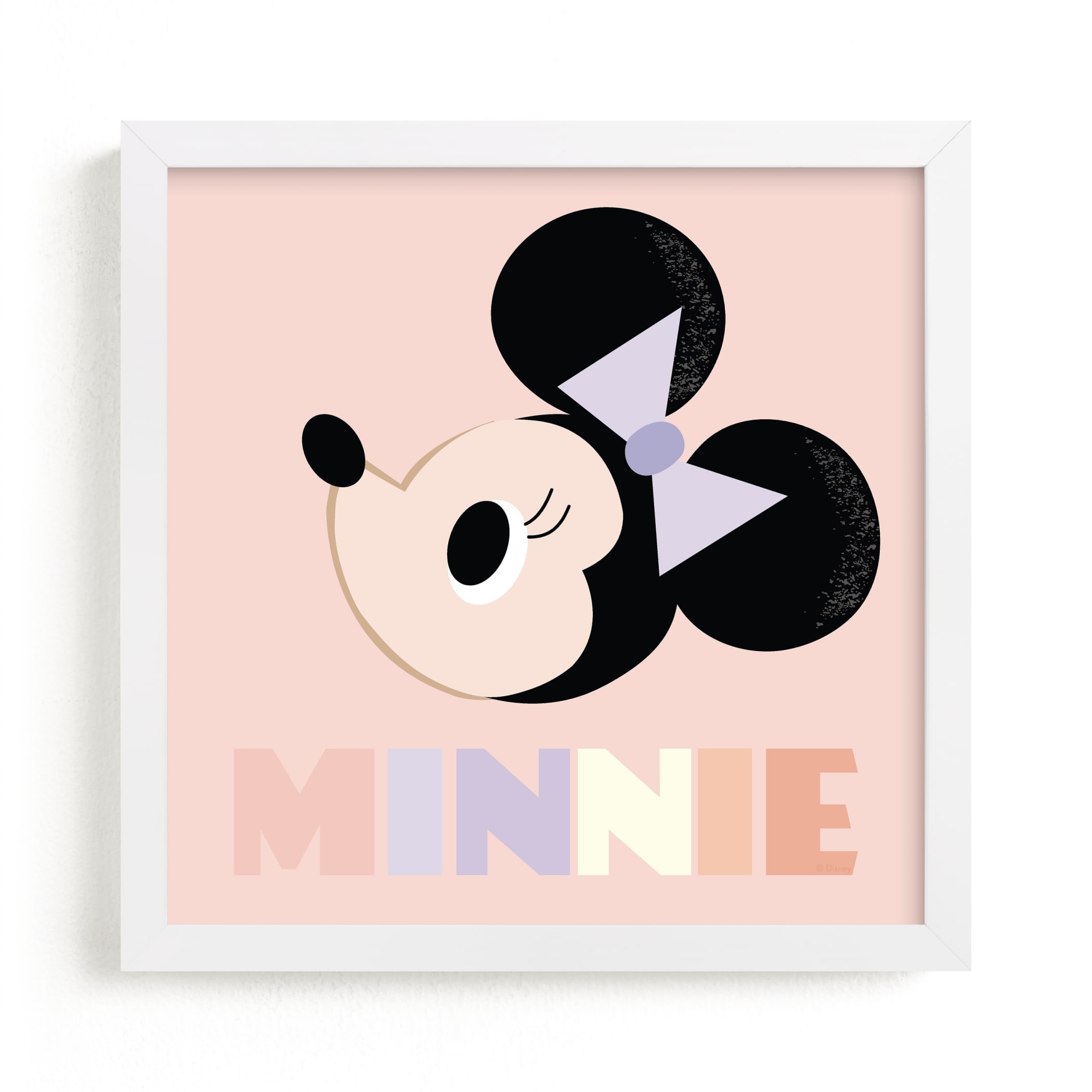 "Minnie Mouse" - Limited Edition Art Print by Angela Thompson in beautiful frame options and a variety of sizes.