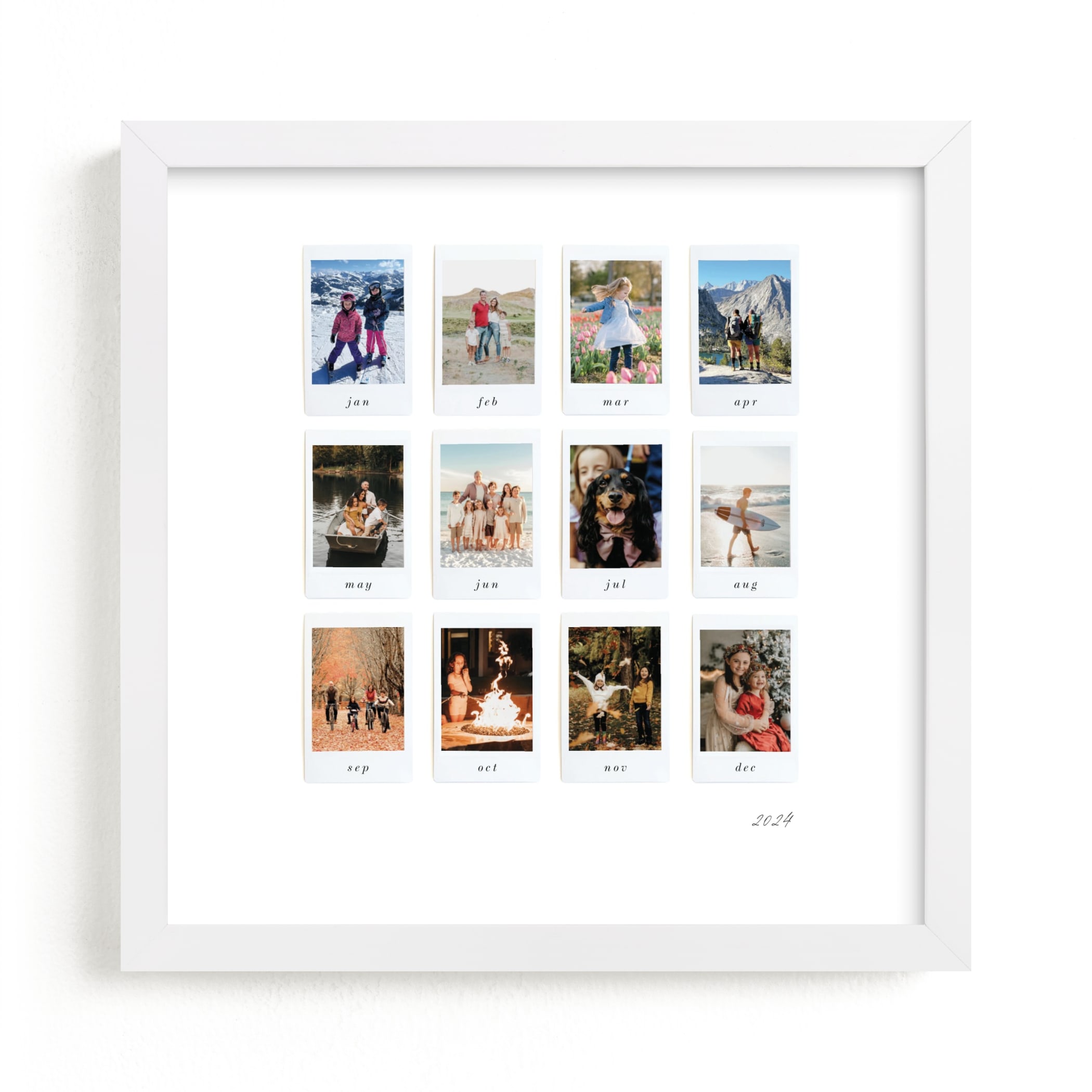"One Perfect Year" - Custom Photo Art Print by Olivia Kanaley Inman in beautiful frame options and a variety of sizes.