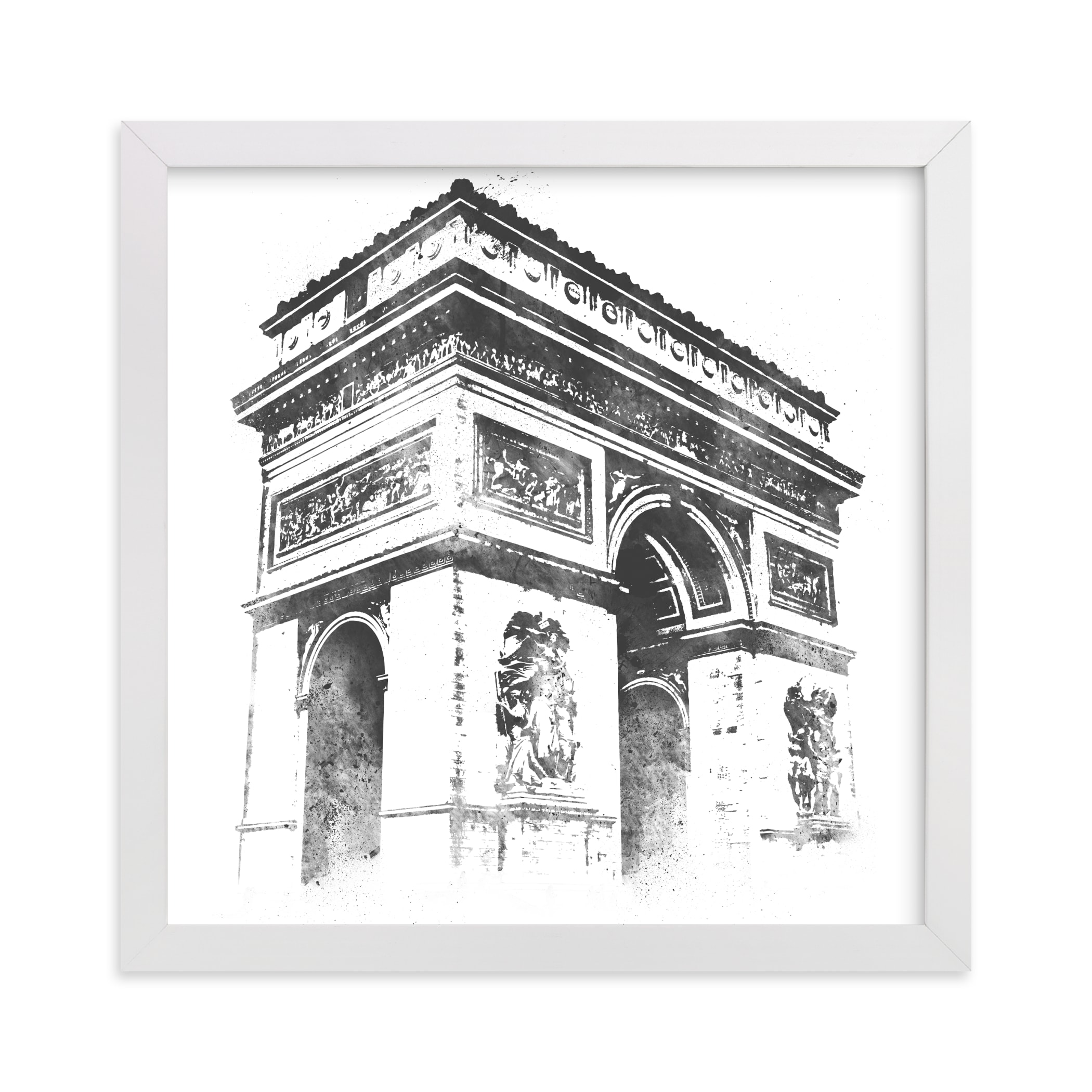 "Arc de Triomphe" - Limited Edition Art Print by Paul Berthelot in beautiful frame options and a variety of sizes.