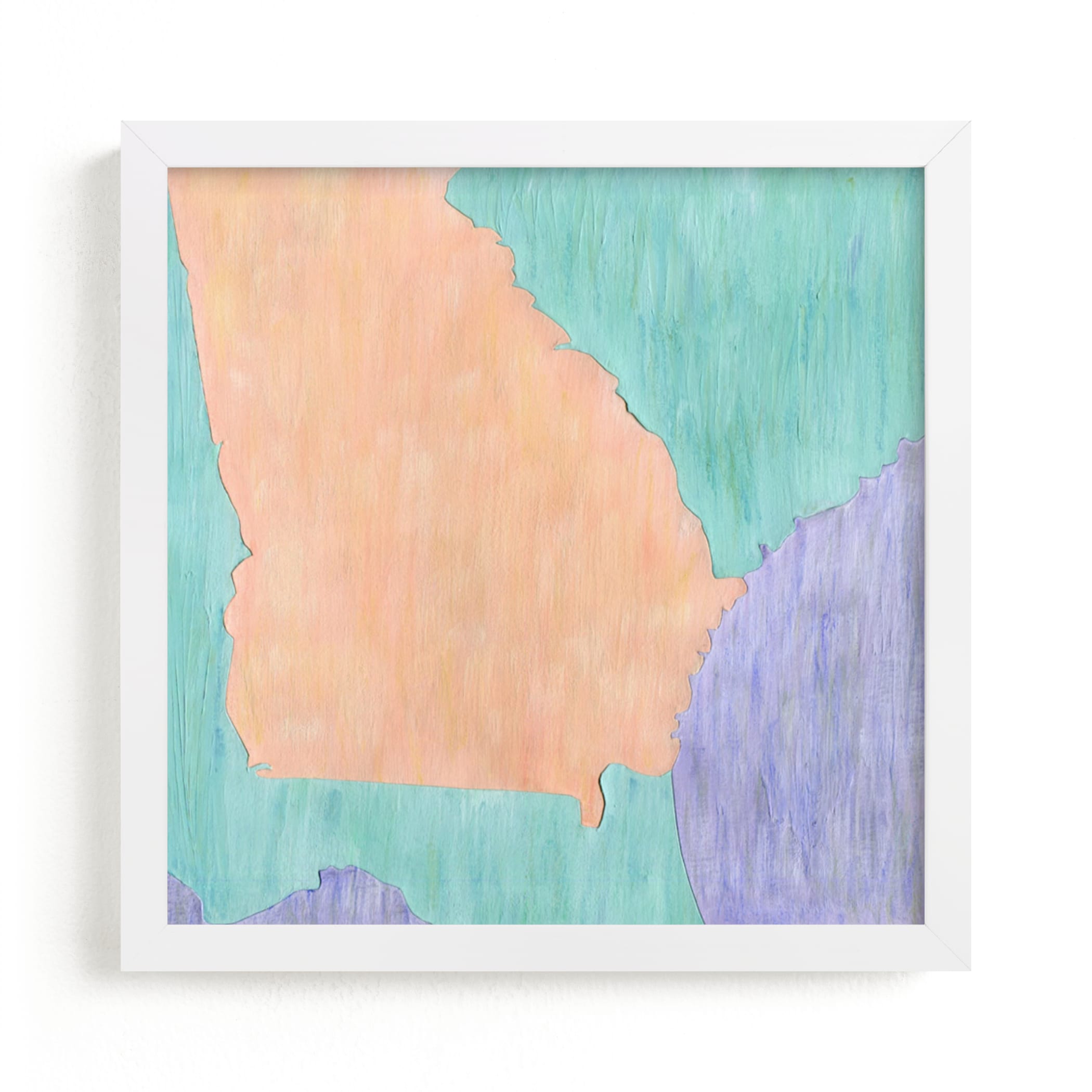 "Georgia in Paint" - Limited Edition Art Print by Denise Wong in beautiful frame options and a variety of sizes.