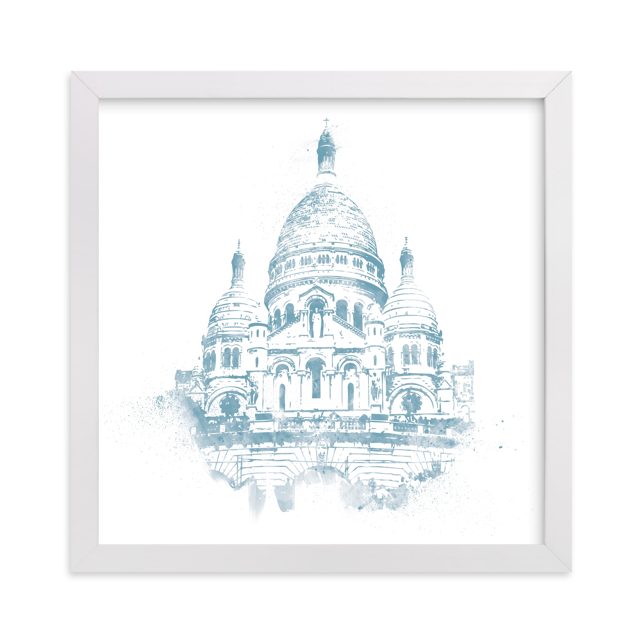 "Sacre Coeur" - Limited Edition Art Print by Paul Berthelot in beautiful frame options and a variety of sizes.