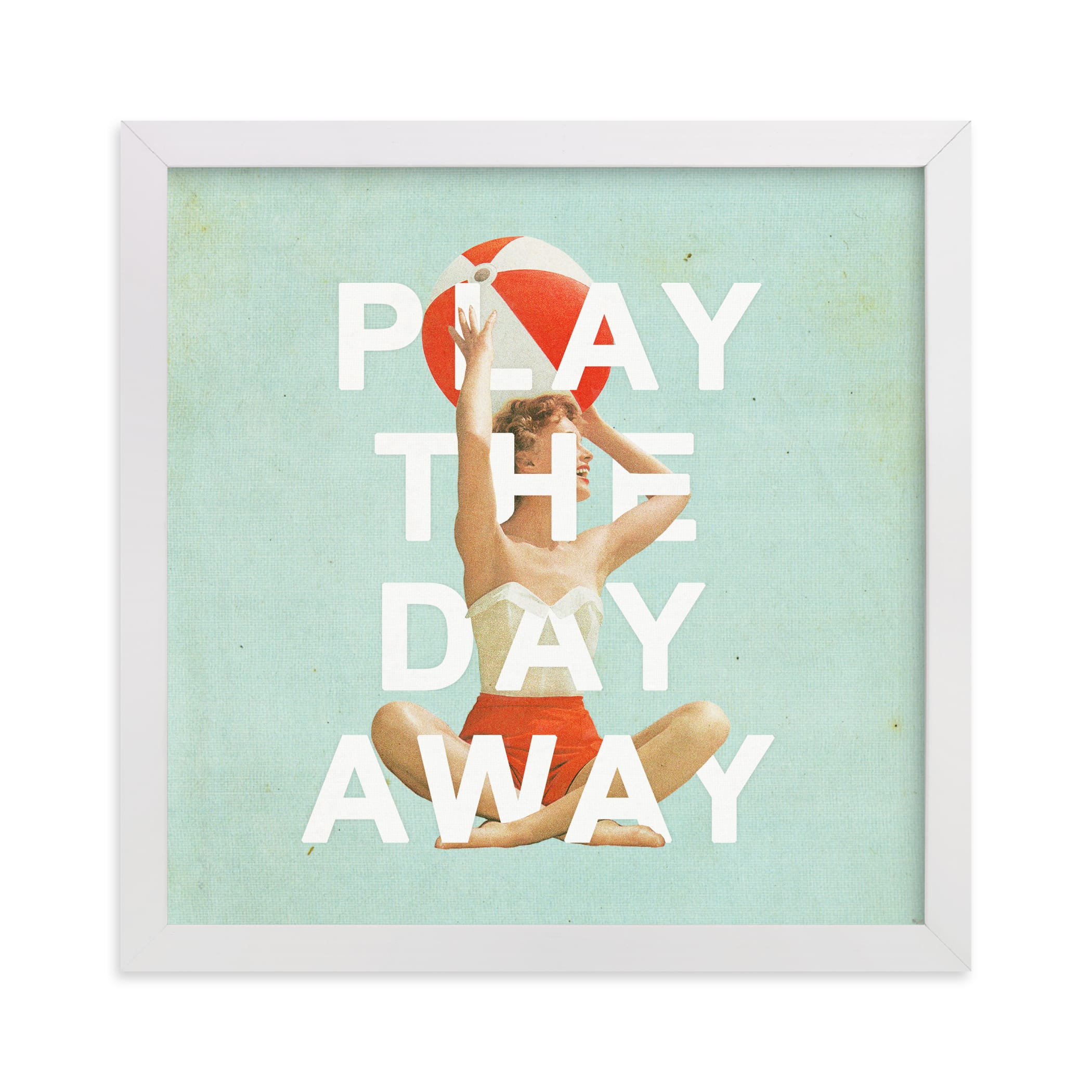 "Play The Day Away" - Limited Edition Art Print by Heather Landis in beautiful frame options and a variety of sizes.