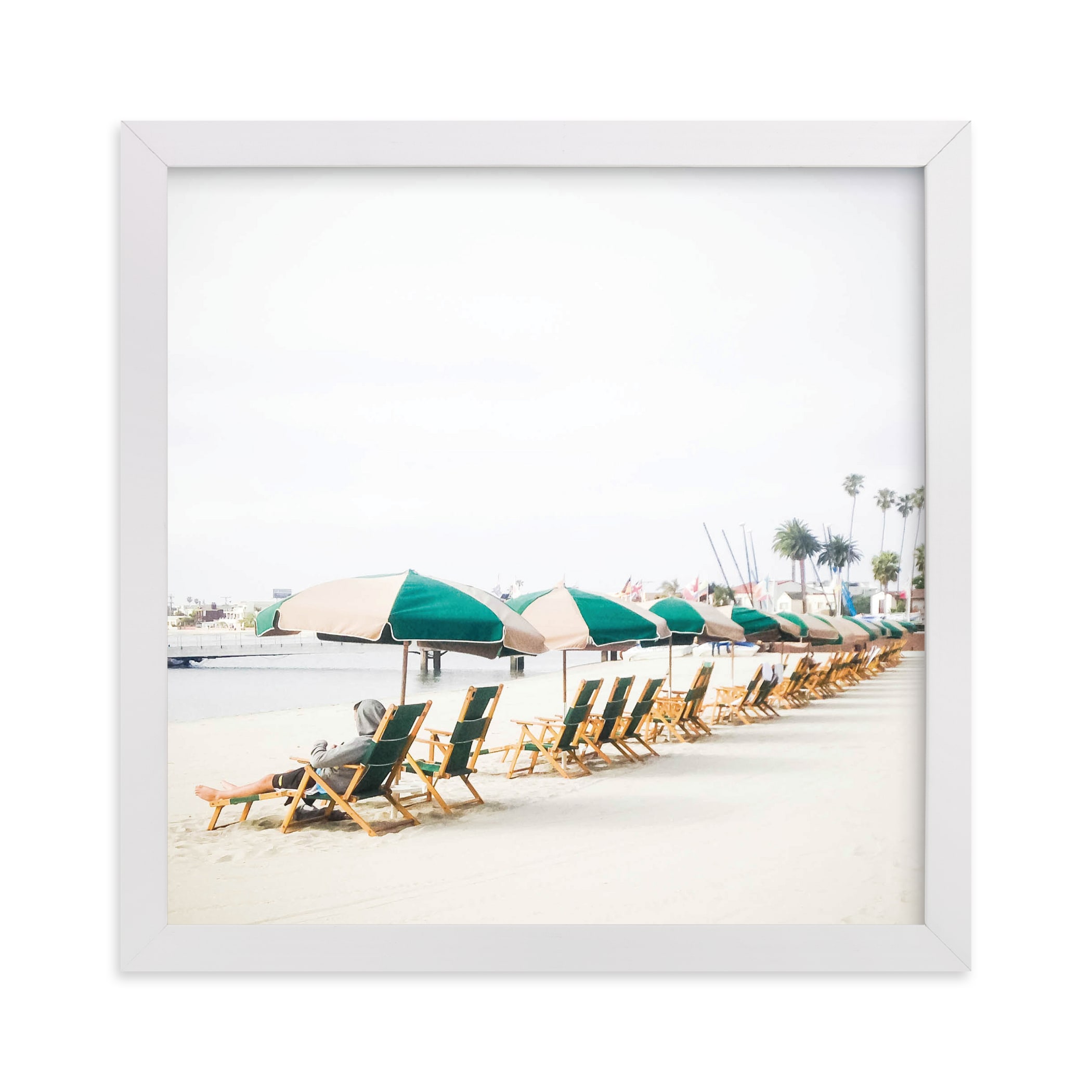 "San Diego Winter" - Limited Edition Art Print by Dariela Cruz in beautiful frame options and a variety of sizes.