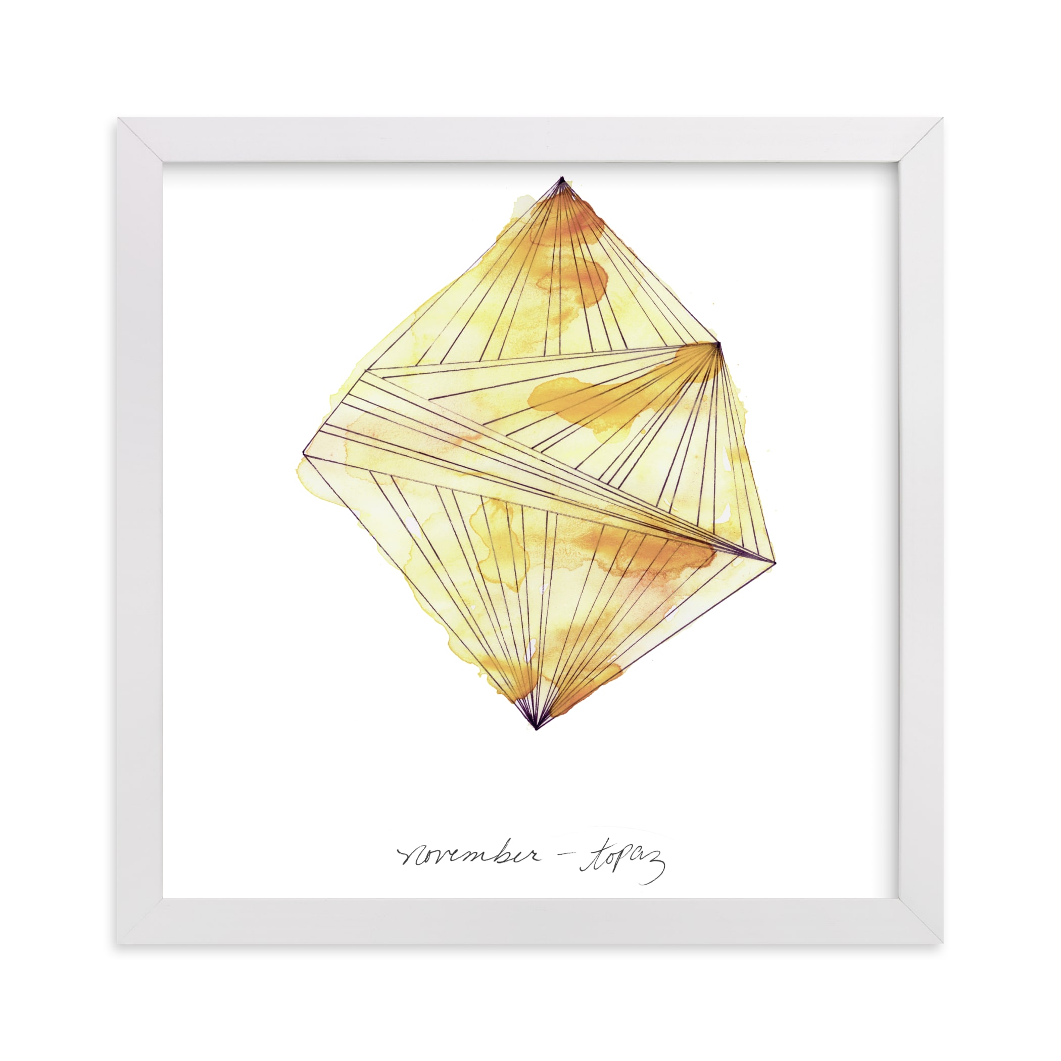 November Topaz Wall Art Prints By Naomi Ernest Minted