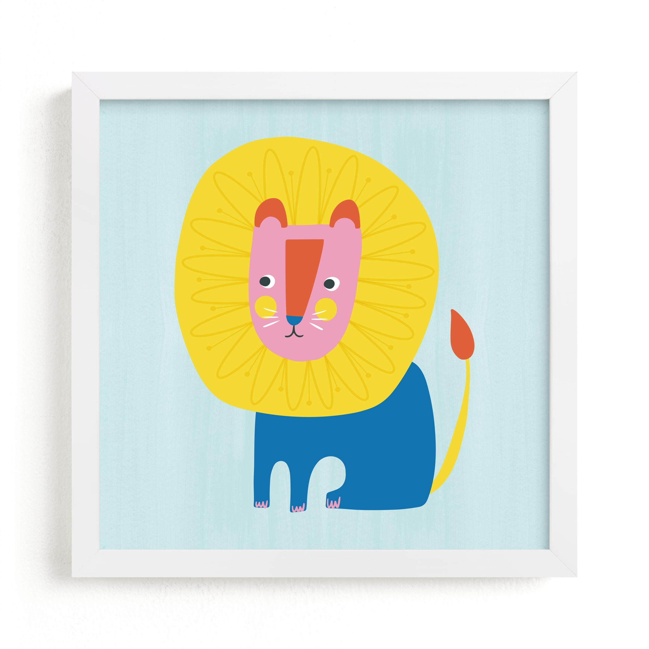 "Dandy Lion" - Limited Edition Art Print by Nadia Hassan in beautiful frame options and a variety of sizes.