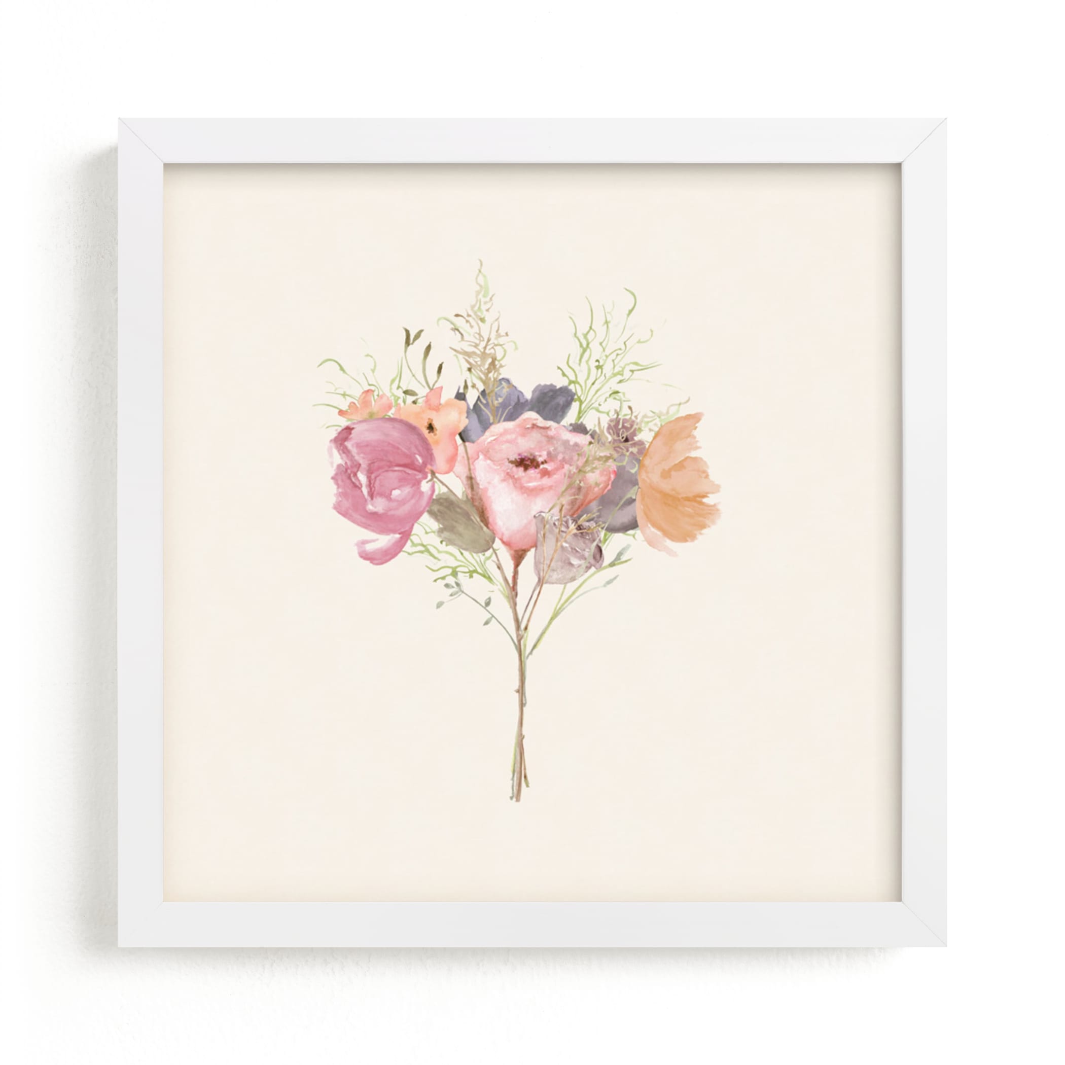 "French Bouquet" - Art Print by Amy Moen in beautiful frame options and a variety of sizes.