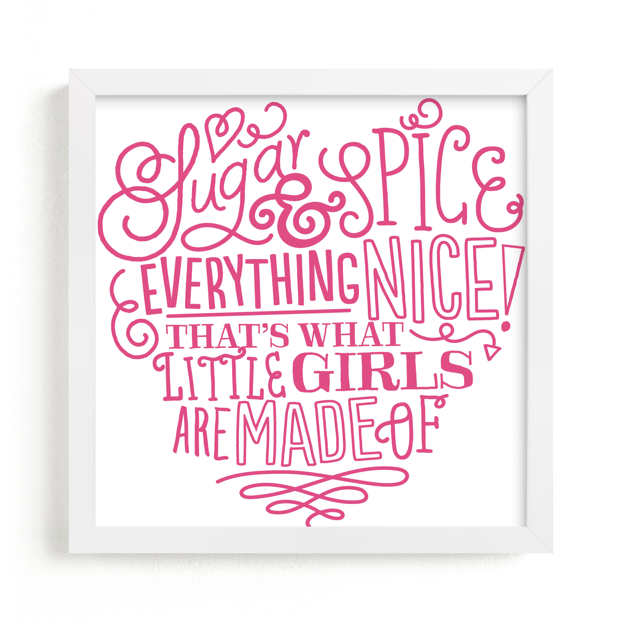 "Everything Nice" - Art Print by Jessie Steury in beautiful frame options and a variety of sizes.