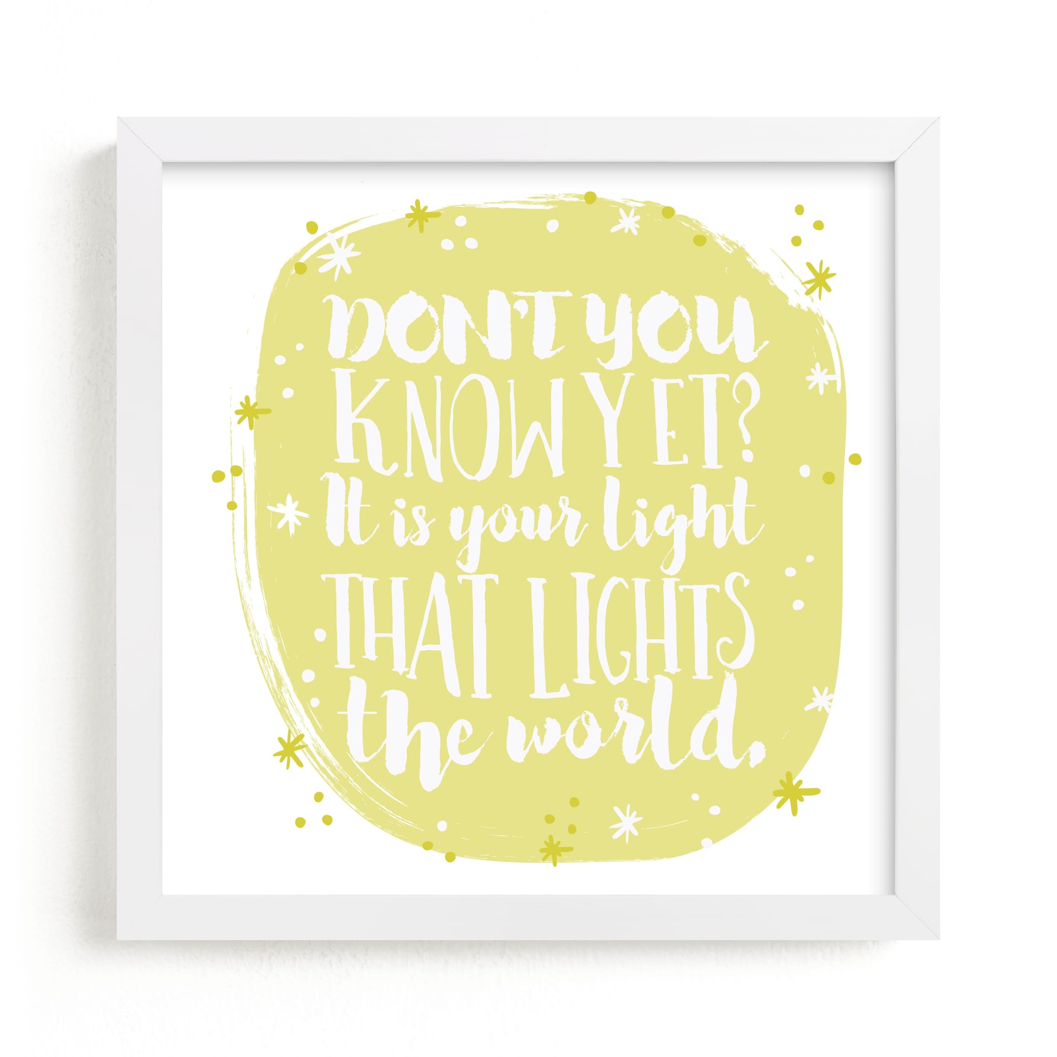 "Light the World" - Art Print by Kate Ross in beautiful frame options and a variety of sizes.