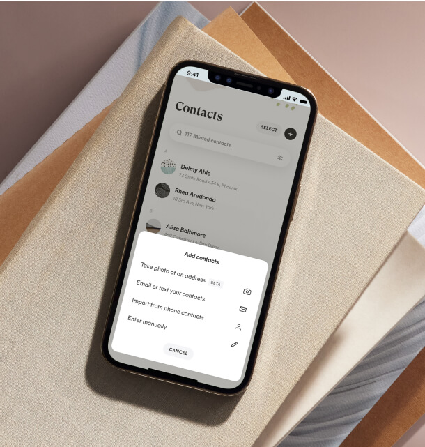Import from your phone