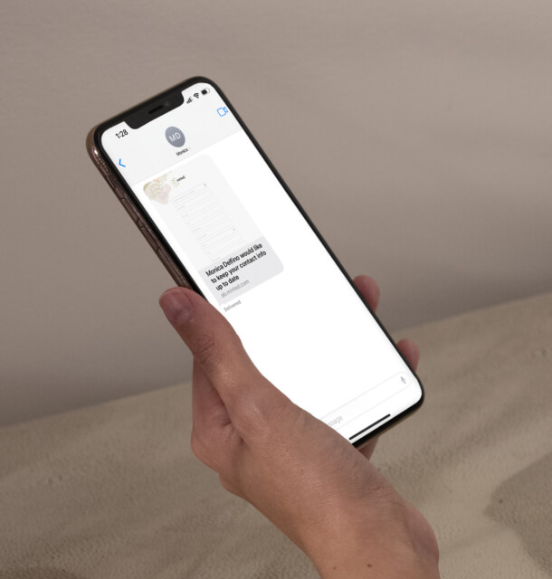 Collect by email or text