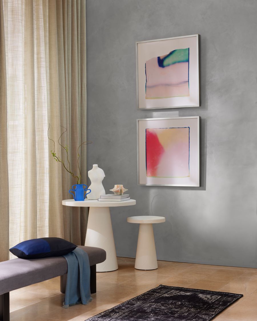 Four Square I and Four Square Iv by Kamala Nahas