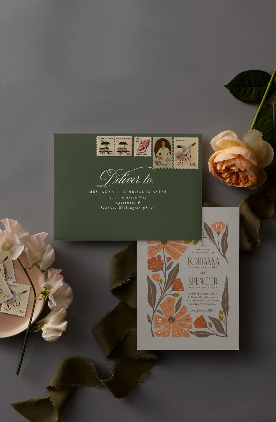 Storybook Garden invitation by Karidy Walker