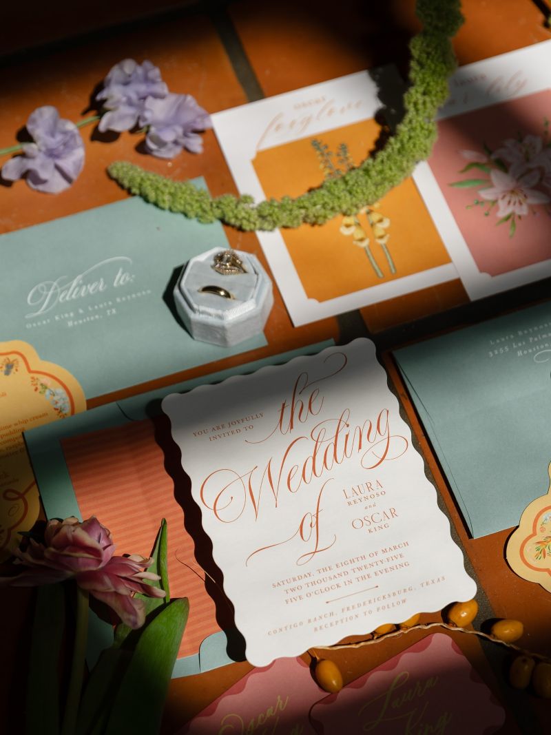 Mirin invitation by Kate Ahn
Photo by Light as Gold